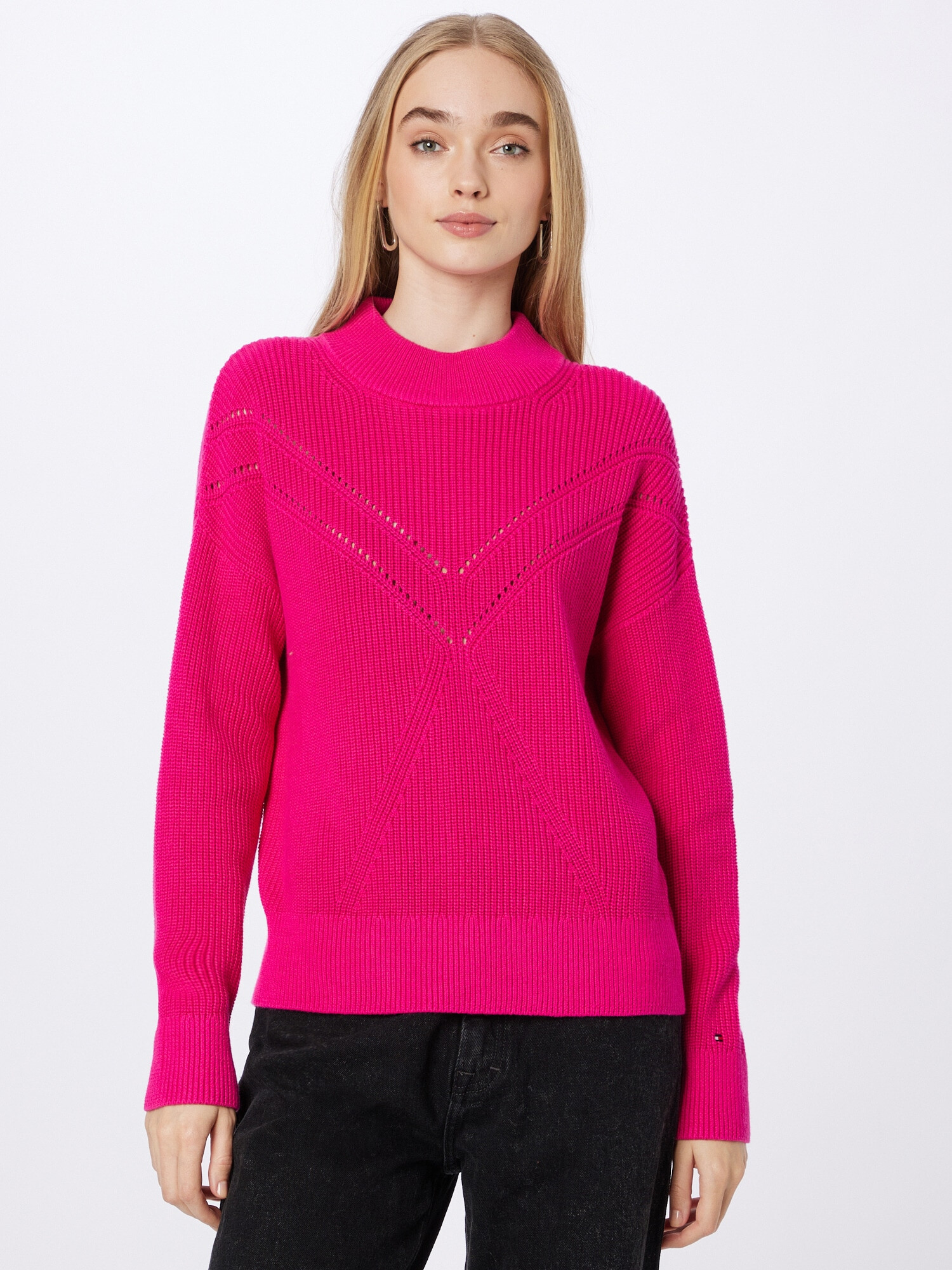 TOMMY HILFIGER Pulover magenta - Pepit.si