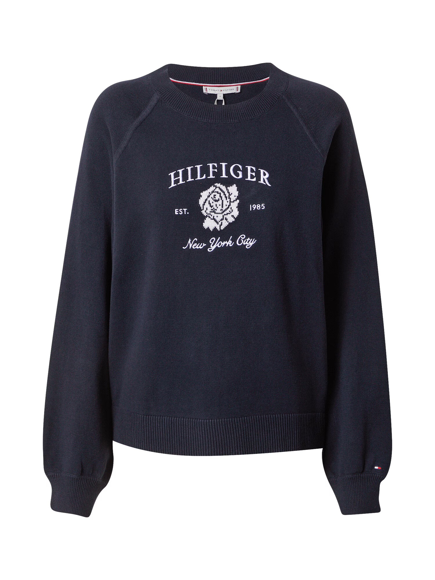 TOMMY HILFIGER Pulover mornarska / bela - Pepit.si