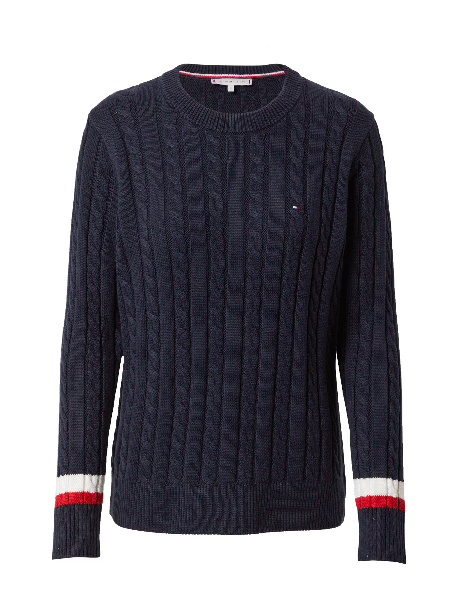 TOMMY HILFIGER Pulover temno modra / rdeča / bela - Pepit.si