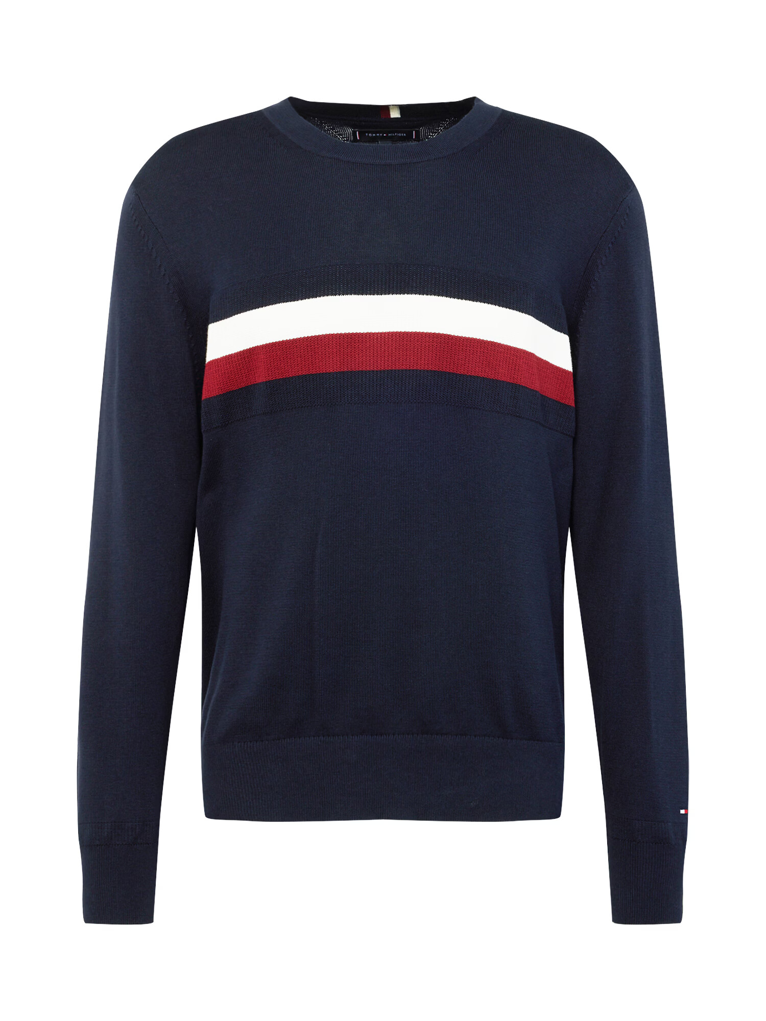 TOMMY HILFIGER Pulover temno modra / rdeča / bela - Pepit.si