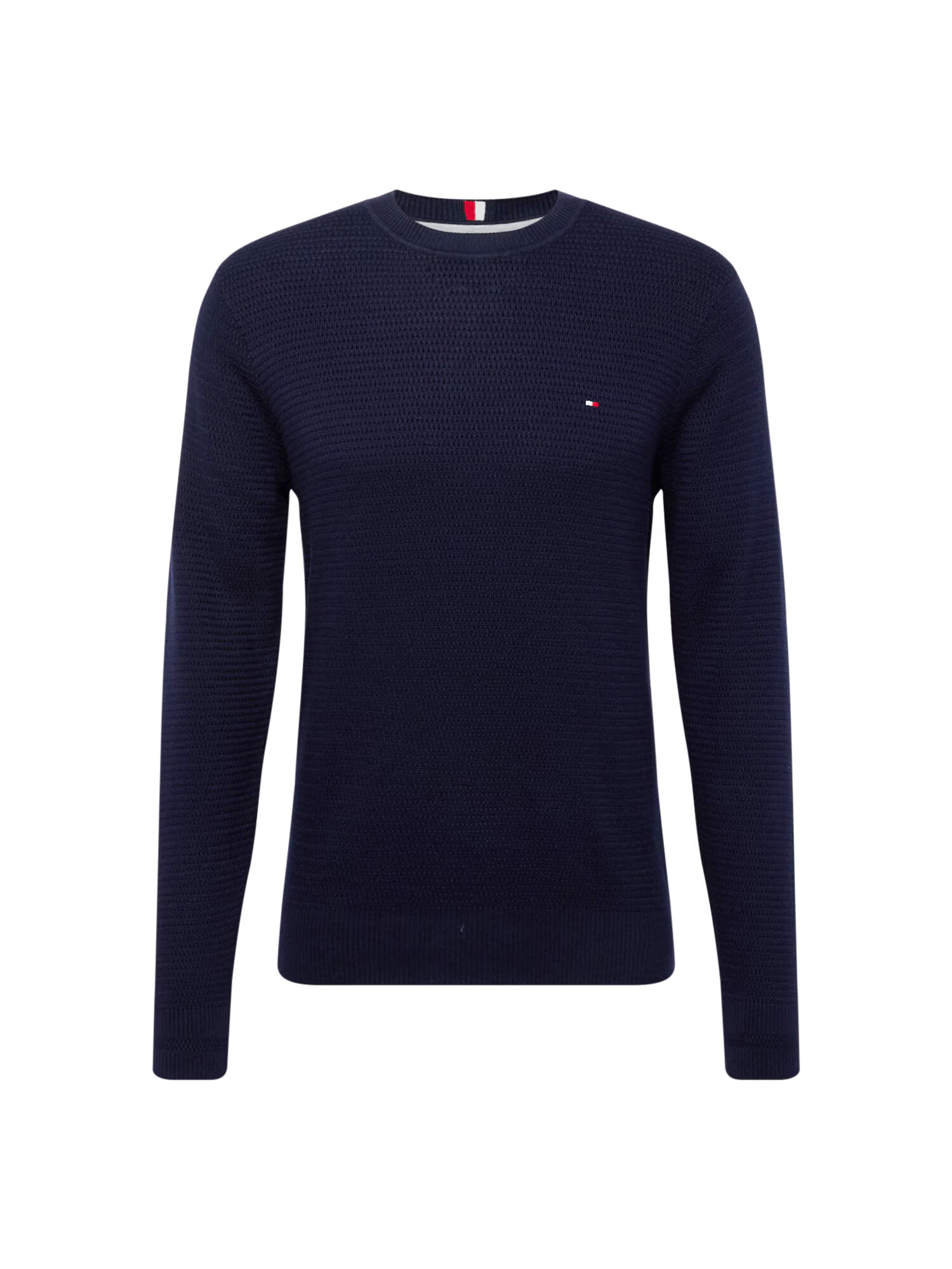 TOMMY HILFIGER Pulover mornarska / ognjeno rdeča / bela - Pepit.si