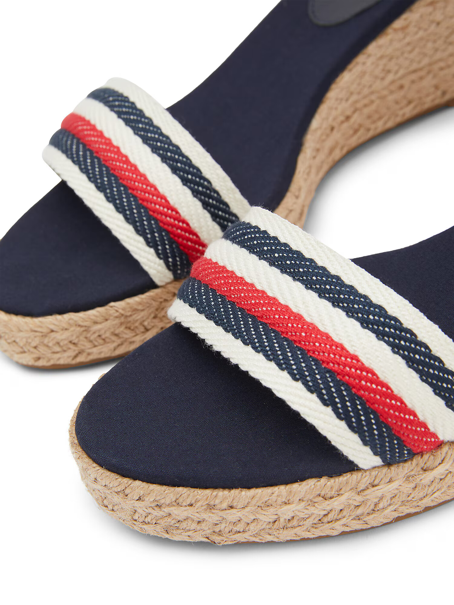 TOMMY HILFIGER Sandali s paščki nočno modra / rdeča / bela - Pepit.si