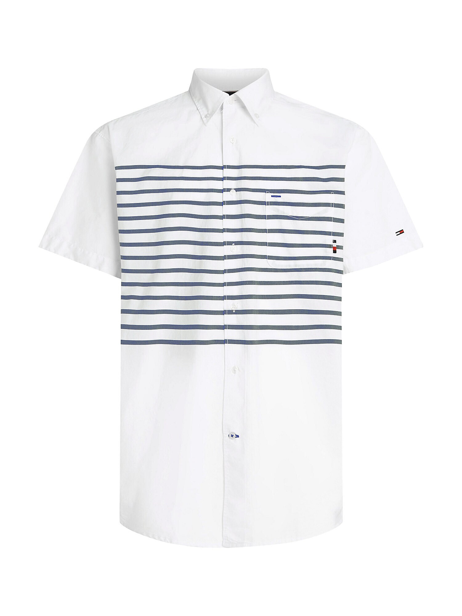 TOMMY HILFIGER Srajca 'Breton' modra / bela - Pepit.si