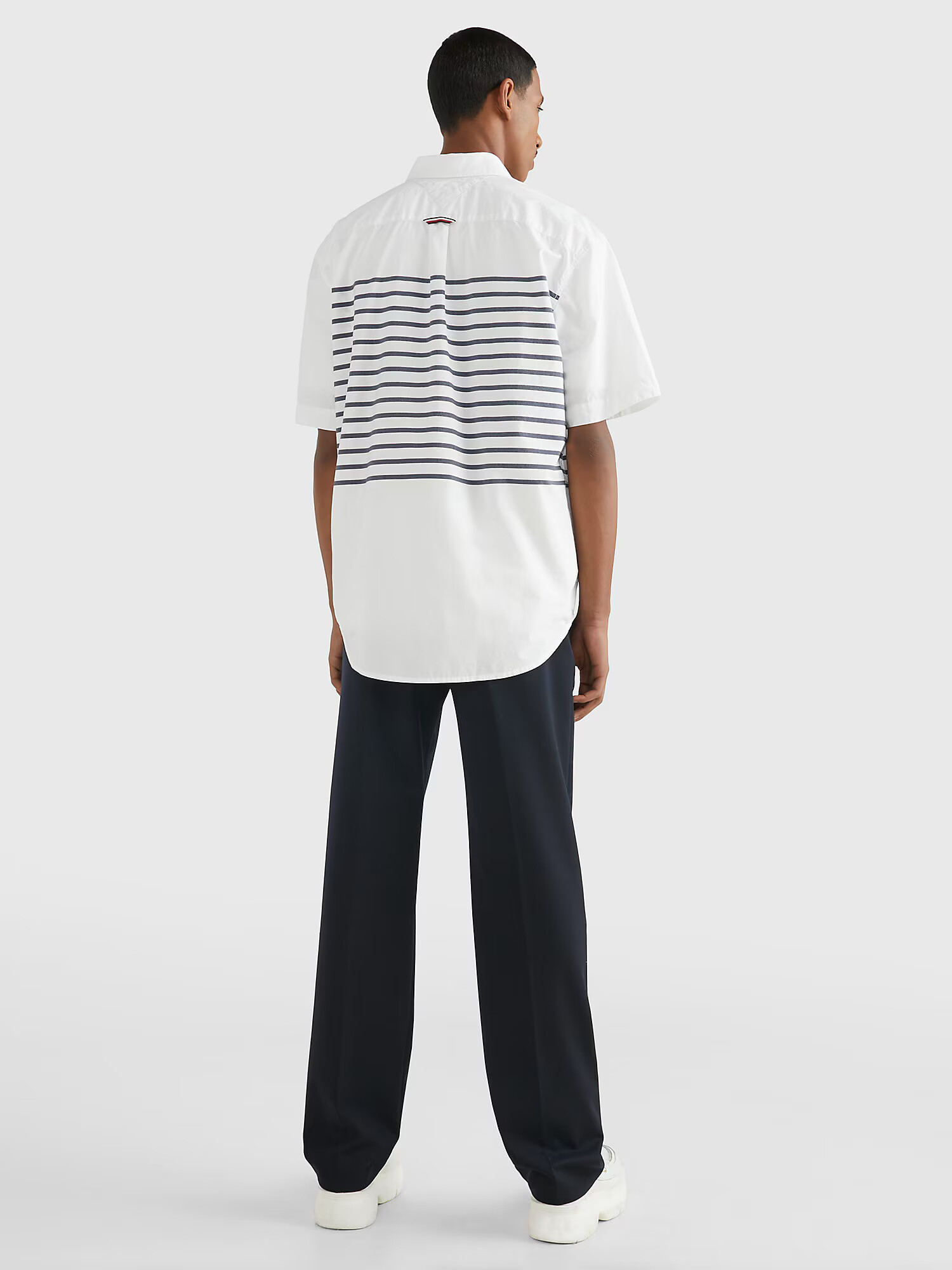 TOMMY HILFIGER Srajca 'Breton' modra / bela - Pepit.si