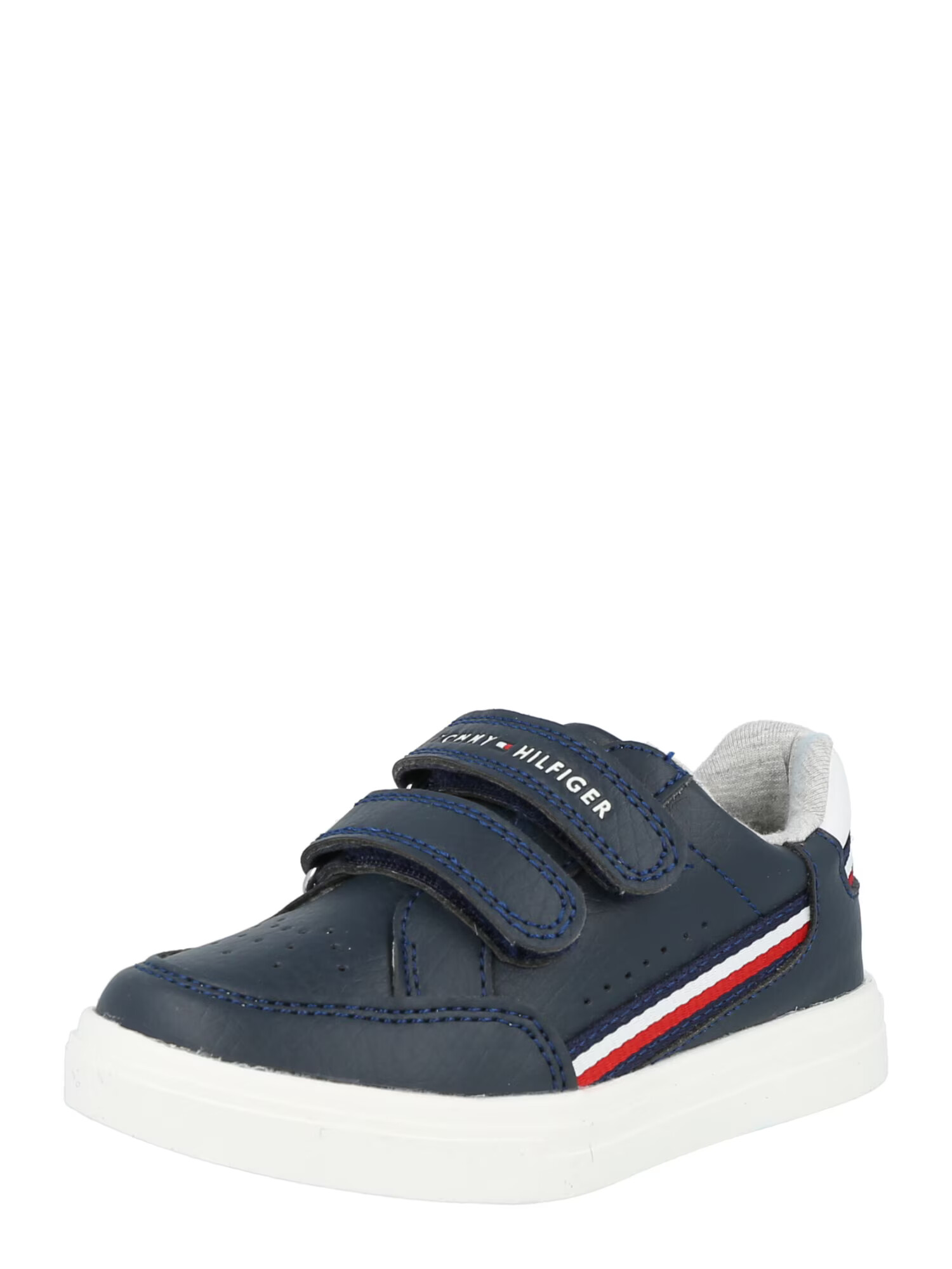 TOMMY HILFIGER Superge bela / temno modra / rdeča - Pepit.si