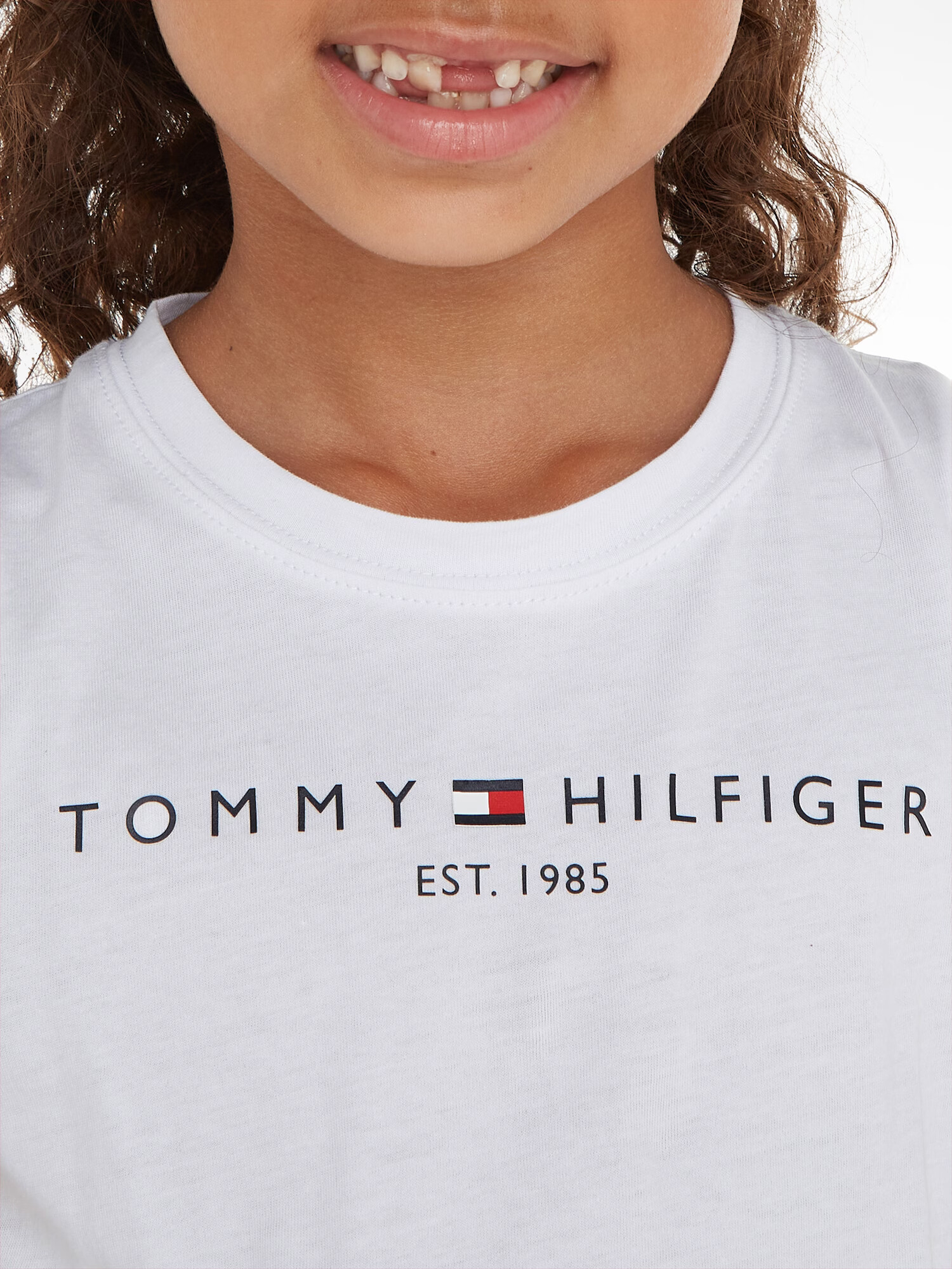 TOMMY HILFIGER Top mornarska / krvavo rdeča / off-bela - Pepit.si