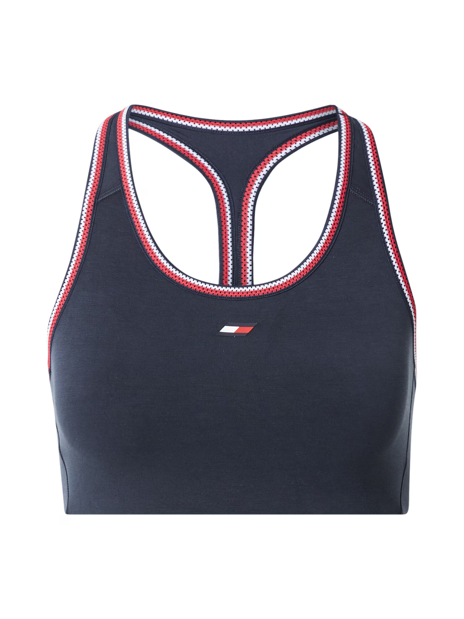 TOMMY HILFIGER Top mornarska / rdeča / bela - Pepit.si