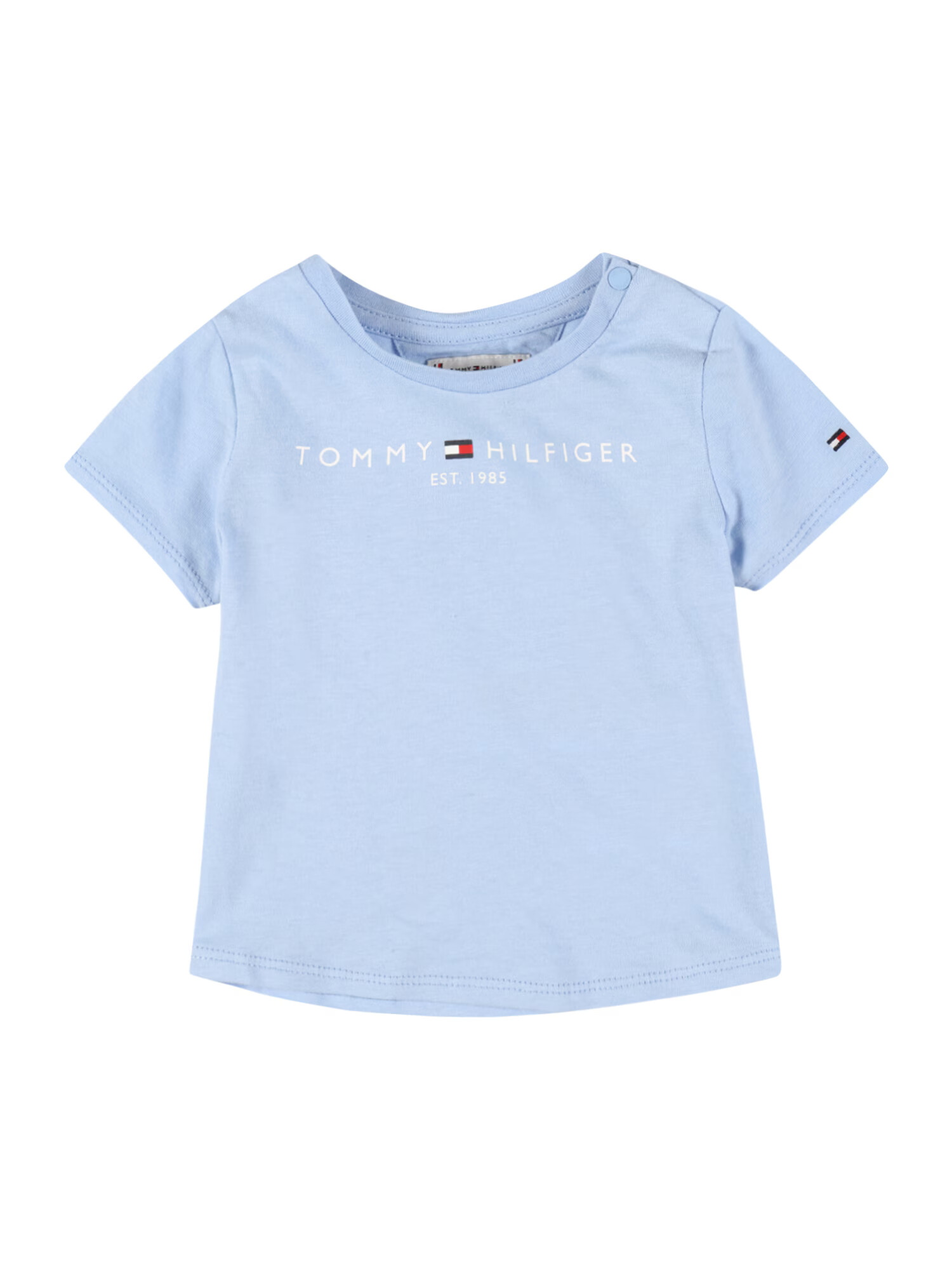 TOMMY HILFIGER Top mornarska / svetlo modra / rdeča / bela - Pepit.si