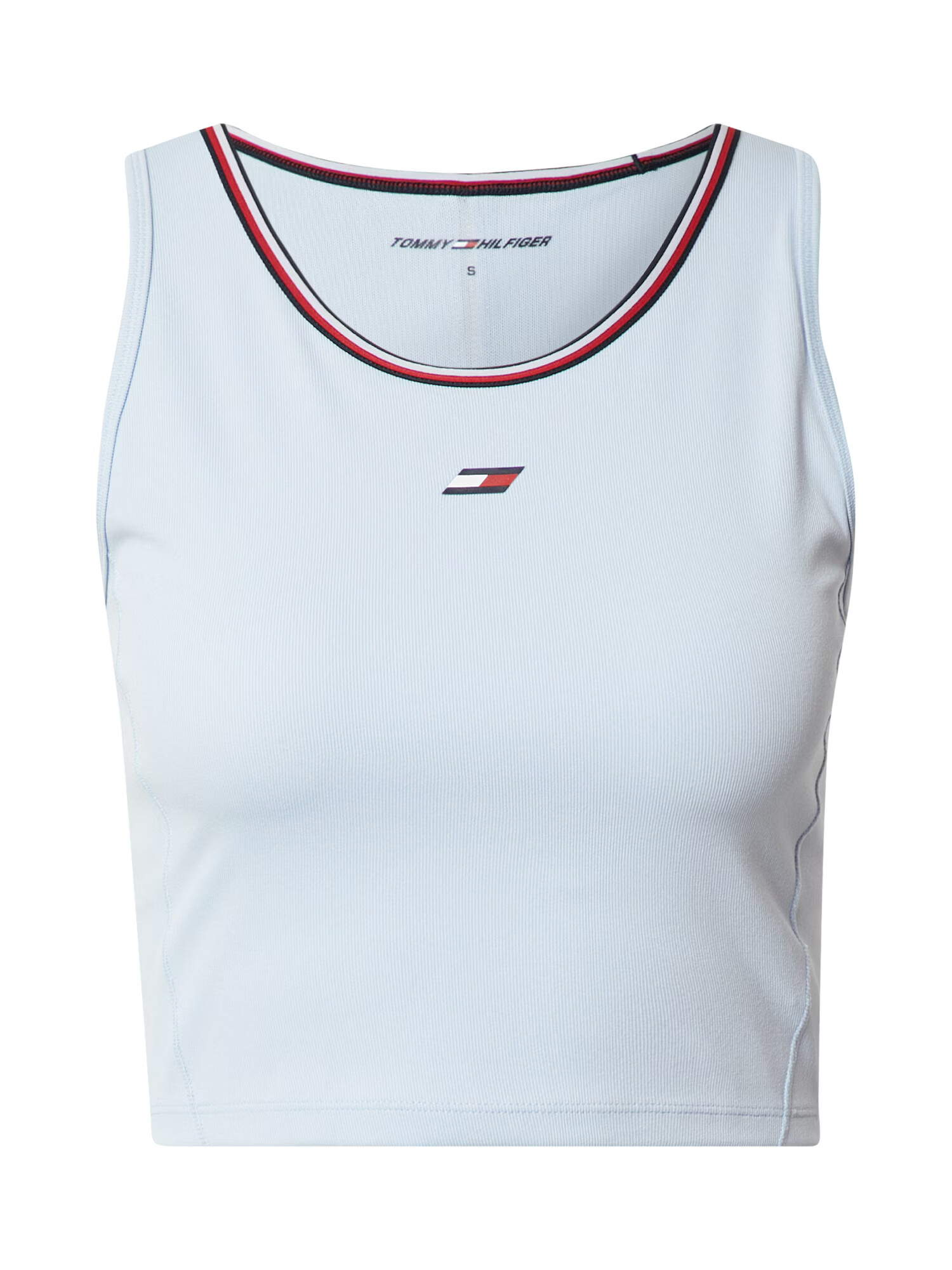 TOMMY HILFIGER Top mornarska / svetlo modra / rdeča / bela - Pepit.si