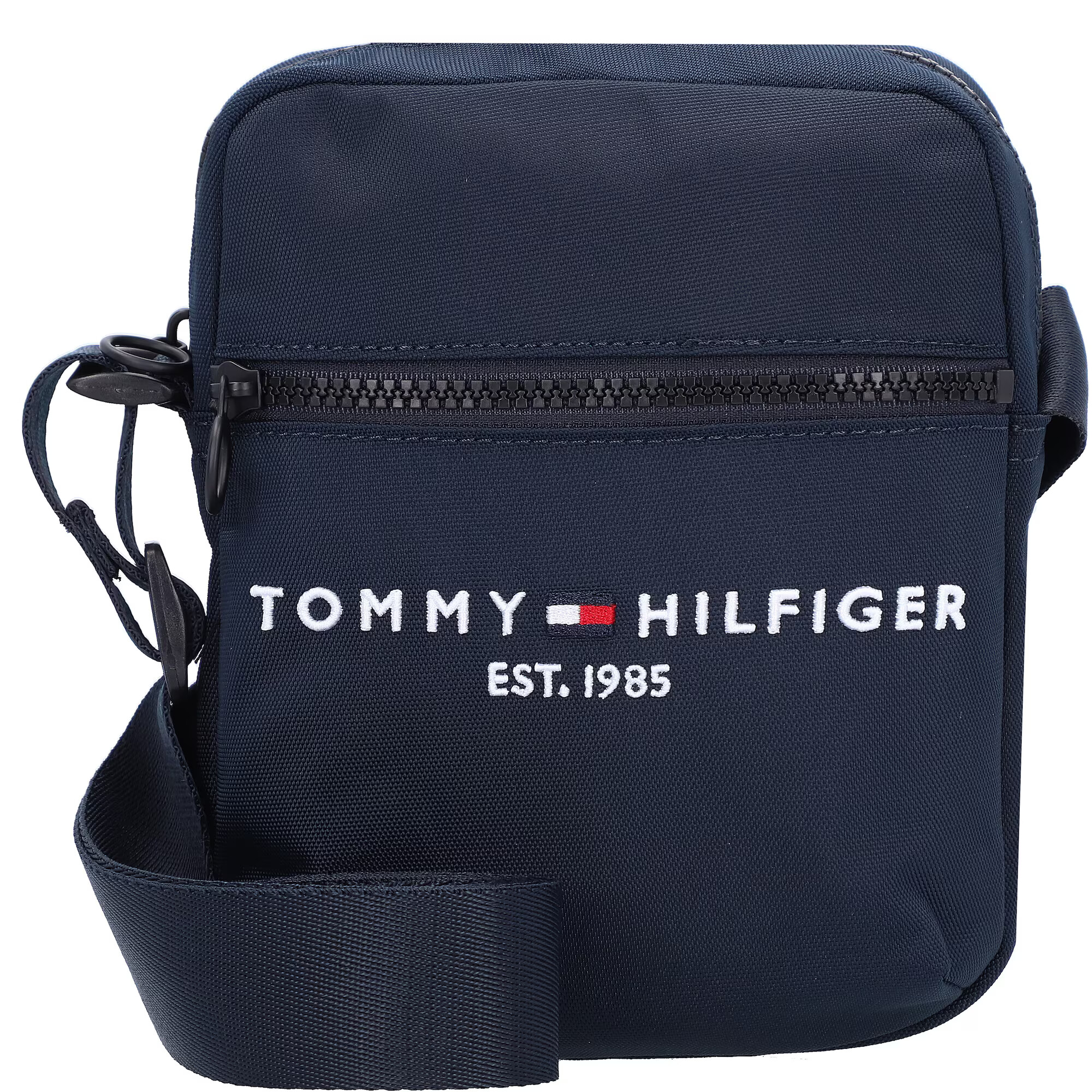 TOMMY HILFIGER Torba za čez ramo nočno modra / bela / rdeča - Pepit.si