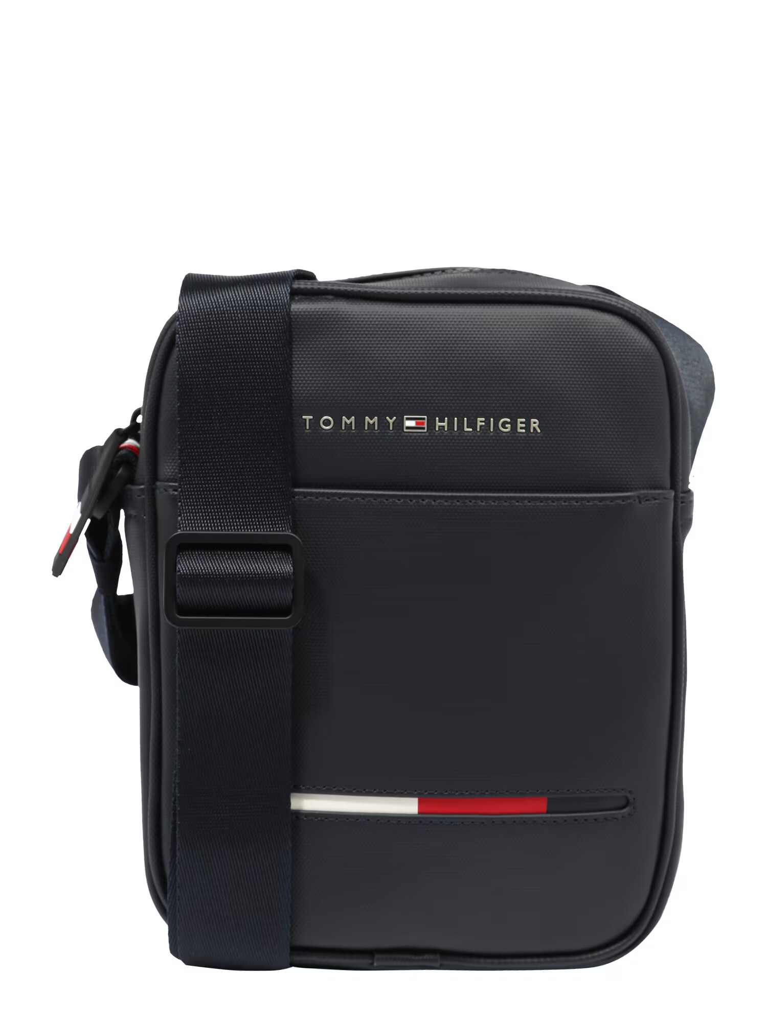 TOMMY HILFIGER Torba za čez ramo temno modra / bela / rdeča - Pepit.si