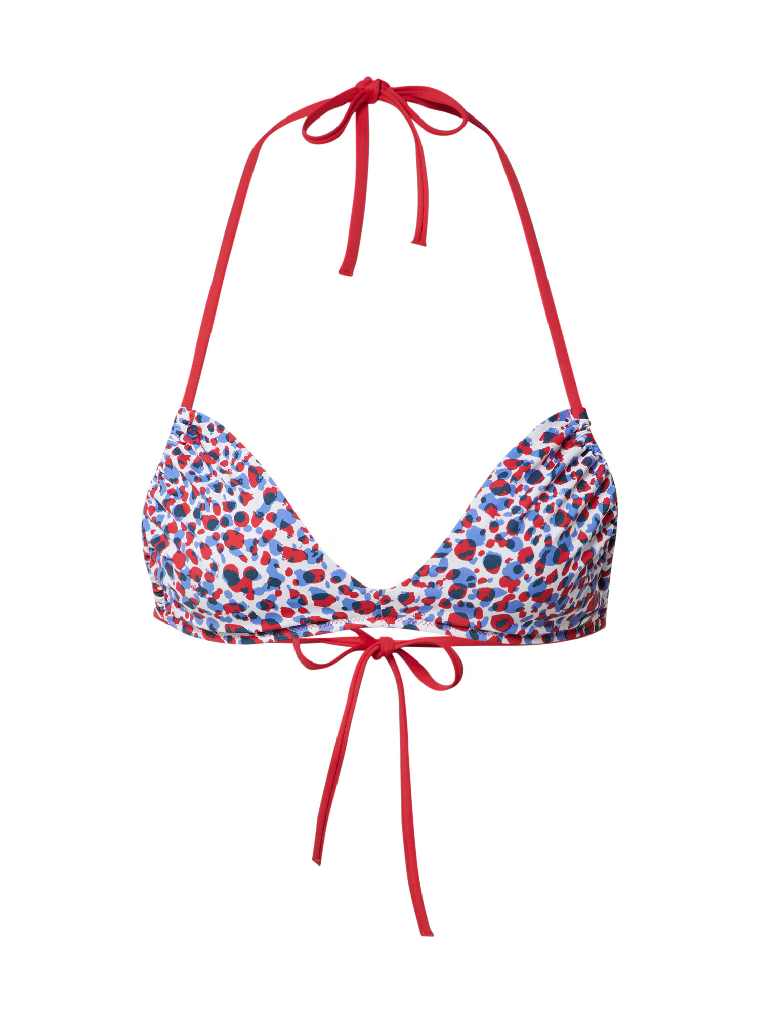 Tommy Hilfiger Underwear Bikini zgornji del bela / kraljevo modra / rdeča - Pepit.si