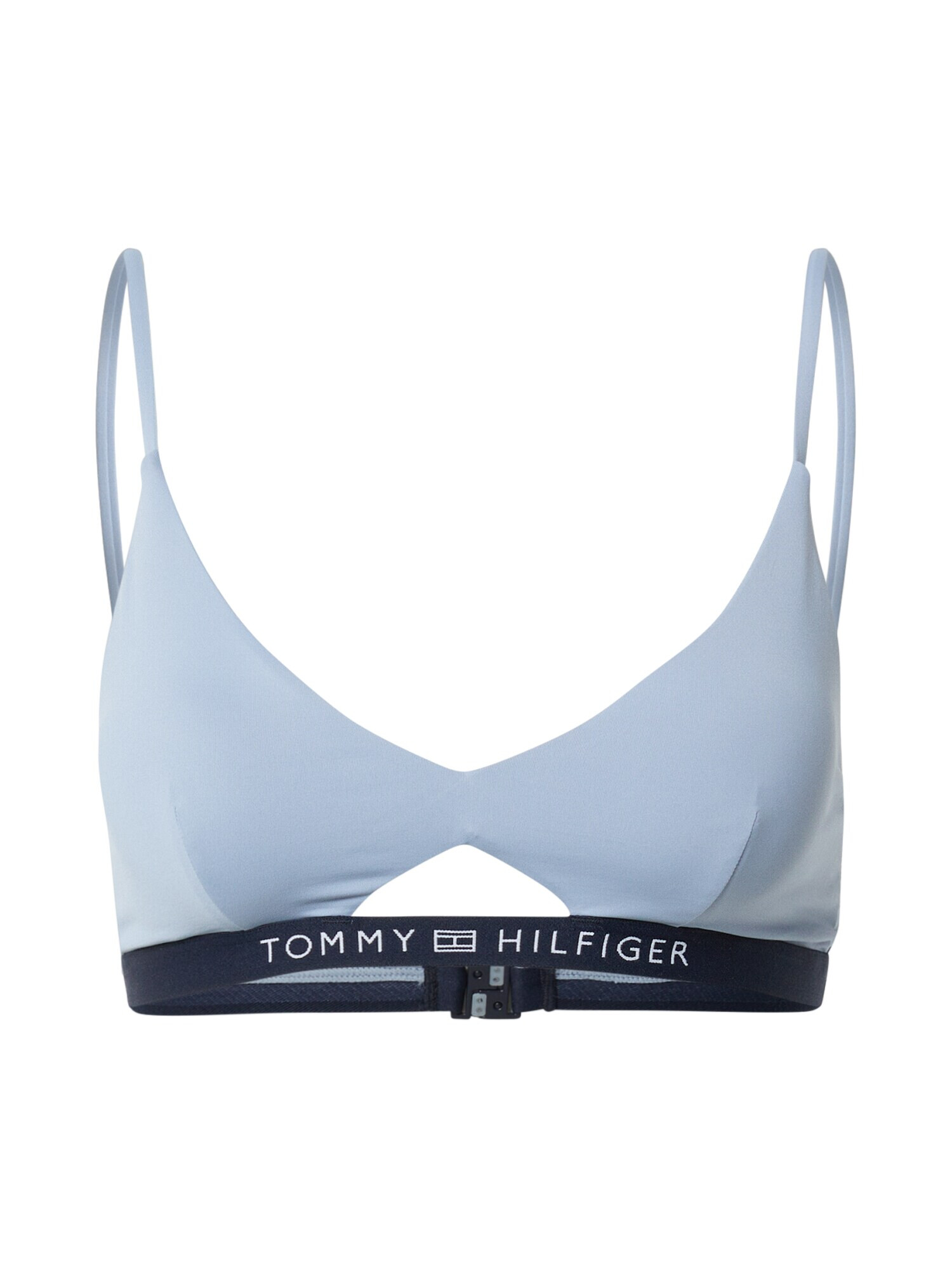 Tommy Hilfiger Underwear Bikini zgornji del mornarska / dimno modra / bela - Pepit.si