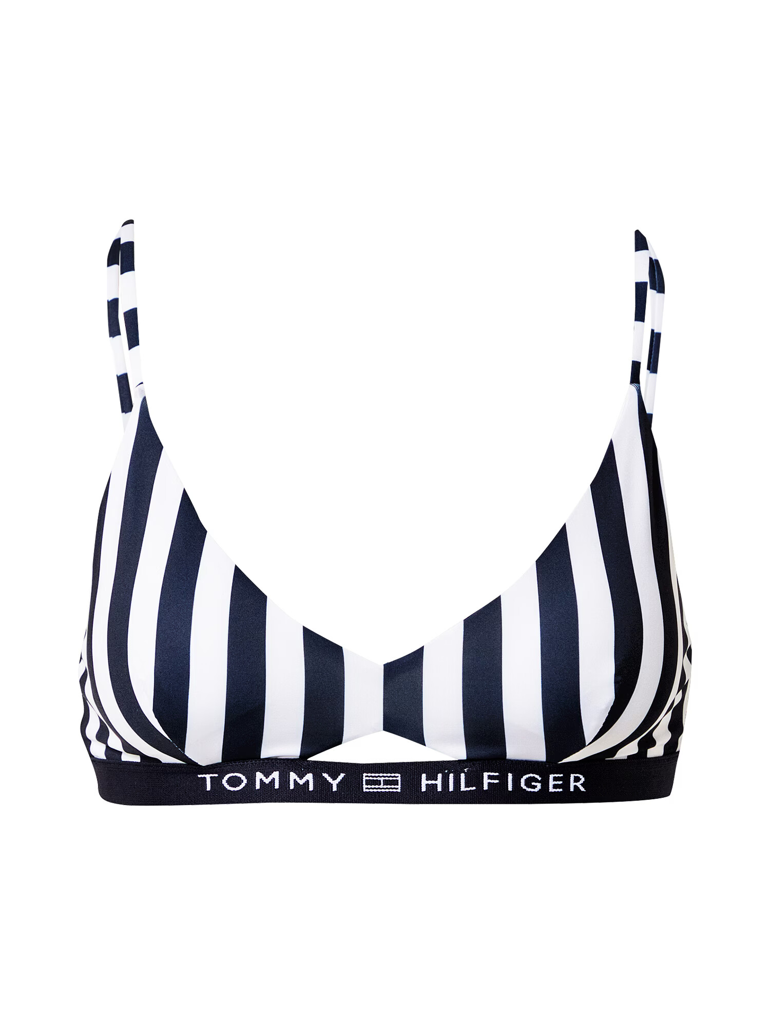 Tommy Hilfiger Underwear Bikini zgornji del mornarska / črna / bela - Pepit.si