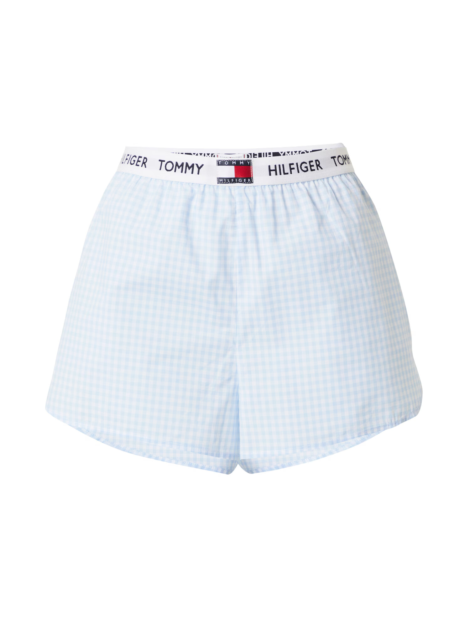 Tommy Hilfiger Underwear Spodnji del pižame nočno modra / svetlo modra / rdeča / bela - Pepit.si