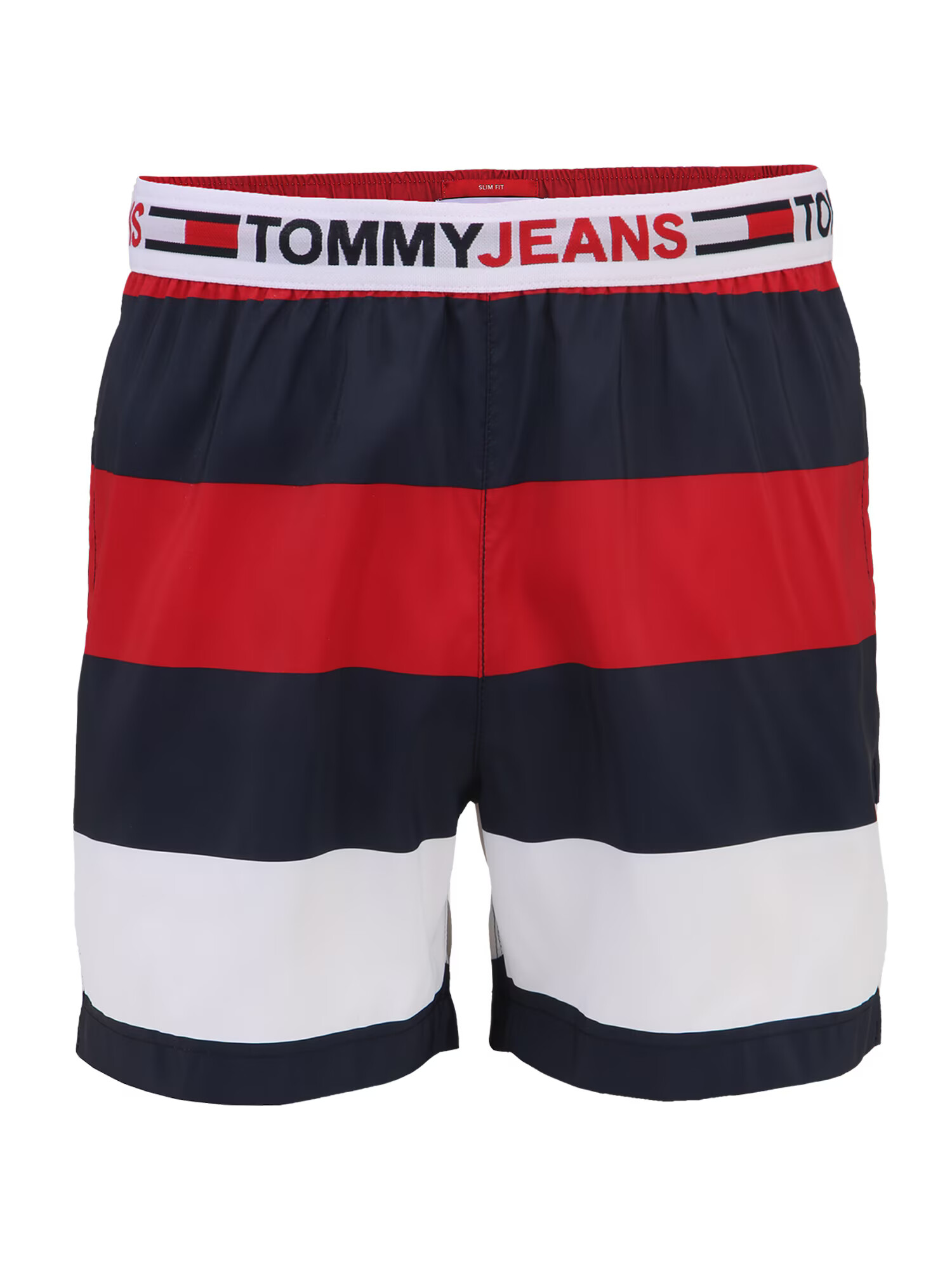 Tommy Hilfiger Underwear Kratke kopalne hlače mornarska / rdeča / bela - Pepit.si