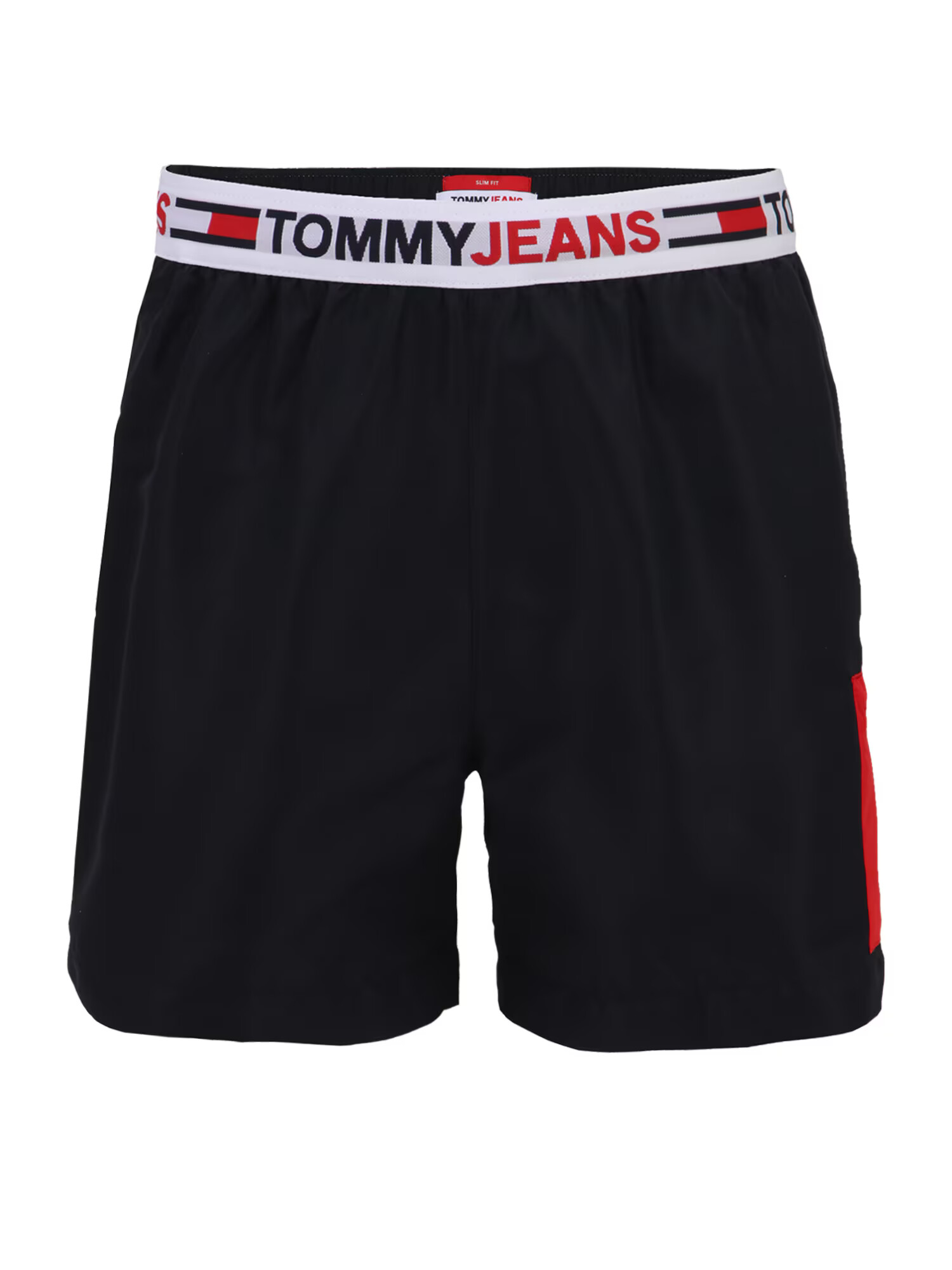 Tommy Hilfiger Underwear Kratke kopalne hlače nočno modra / siva / ognjeno rdeča / bela - Pepit.si