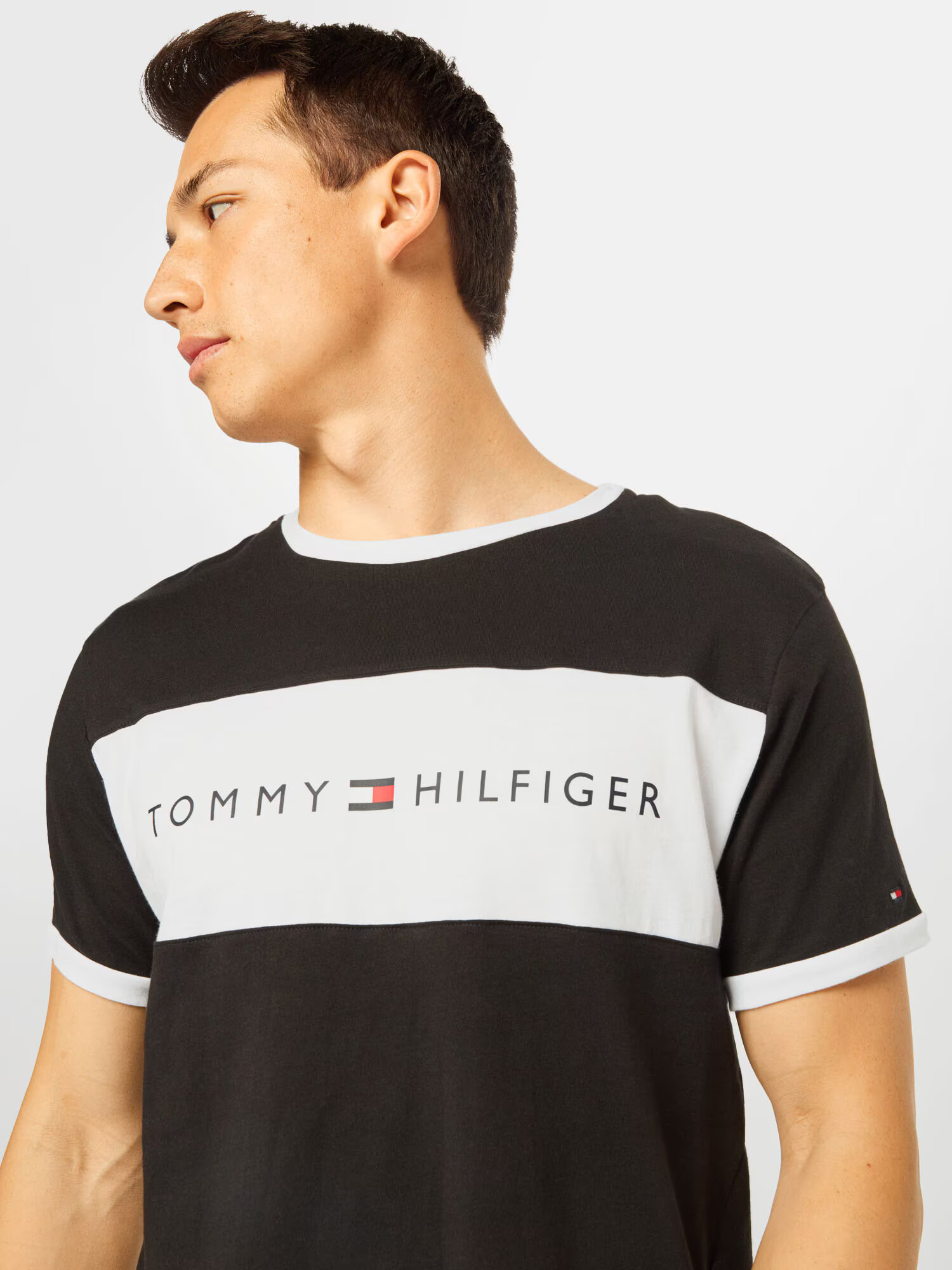 Tommy Hilfiger Underwear Majica mornarska / rdeča / črna / bela - Pepit.si