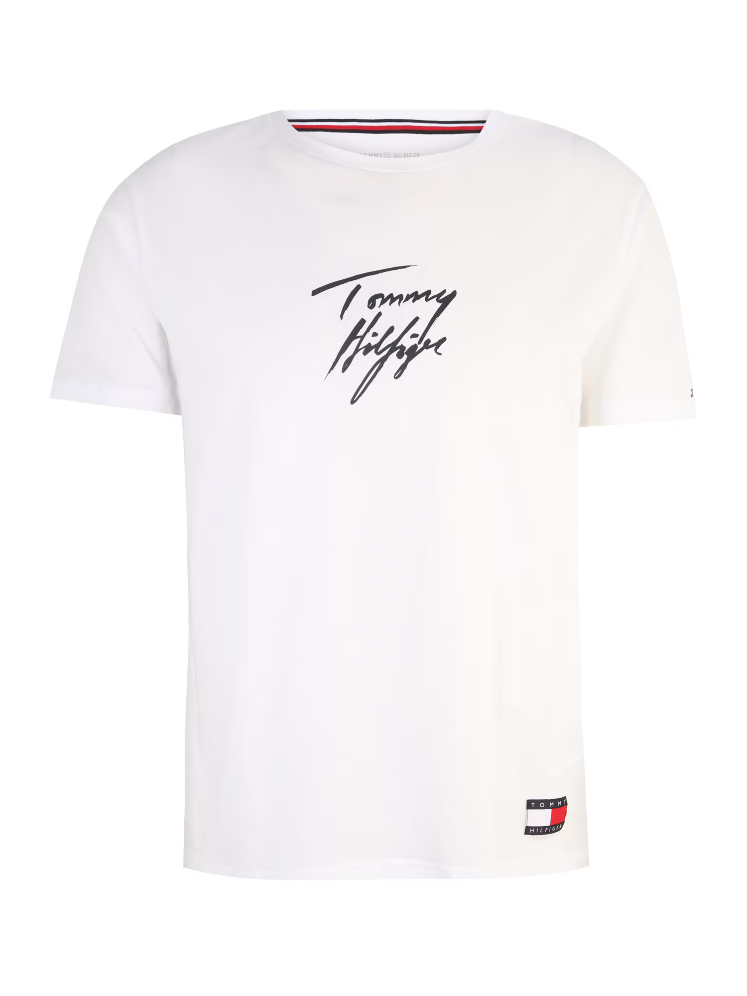 Tommy Hilfiger Underwear Majica črna / off-bela / rdeča - Pepit.si