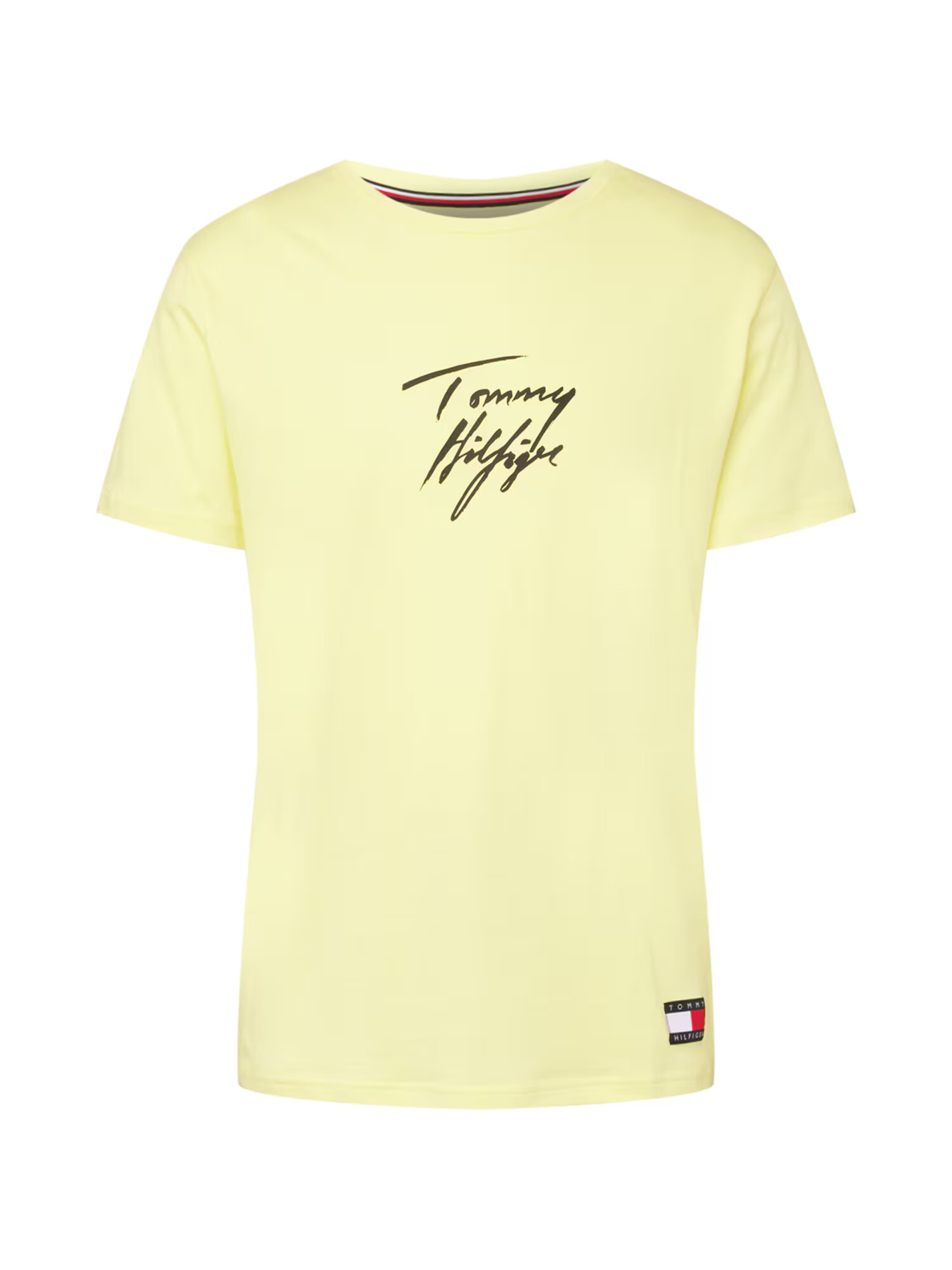 Tommy Hilfiger Underwear Majica pastelno rumena / ognjeno rdeča / črna / bela - Pepit.si