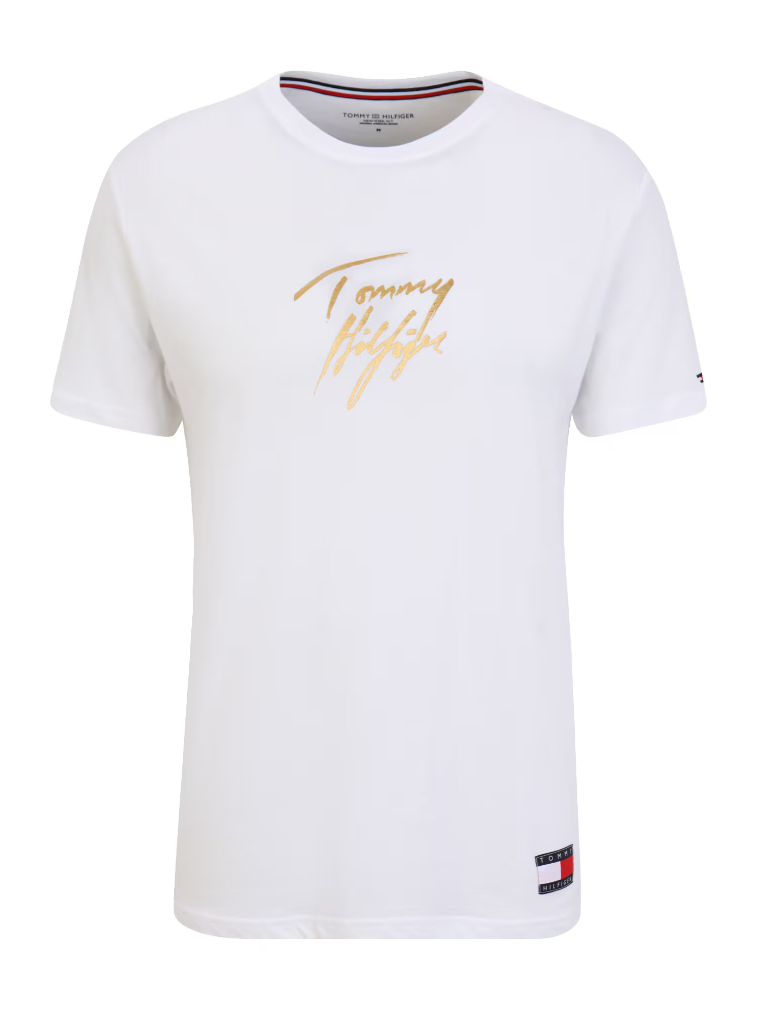 Tommy Hilfiger Underwear Majica zlata / bela / rdeča / mornarska - Pepit.si