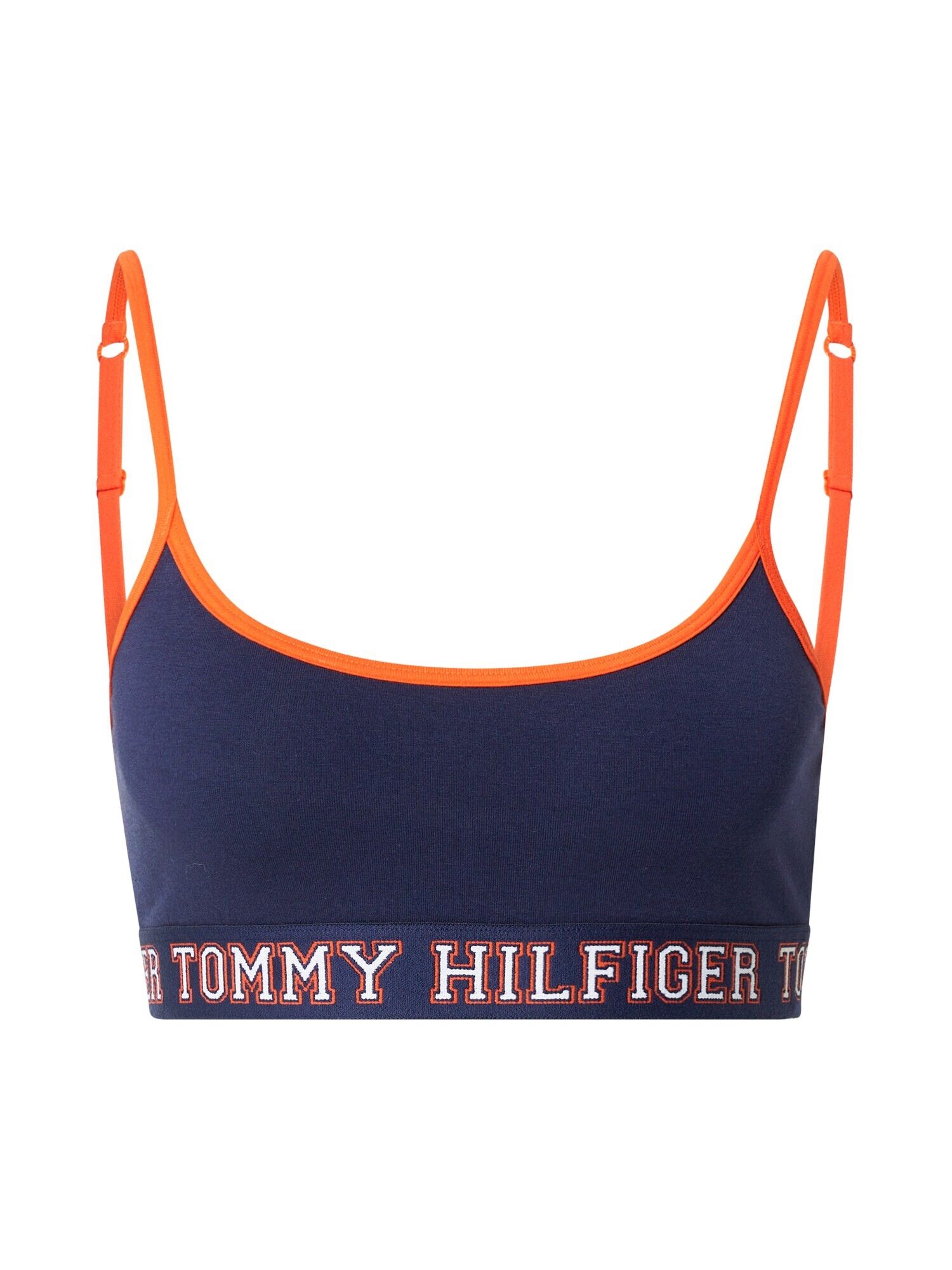 Tommy Hilfiger Underwear Nedrček mornarska / temno oranžna / bela - Pepit.si