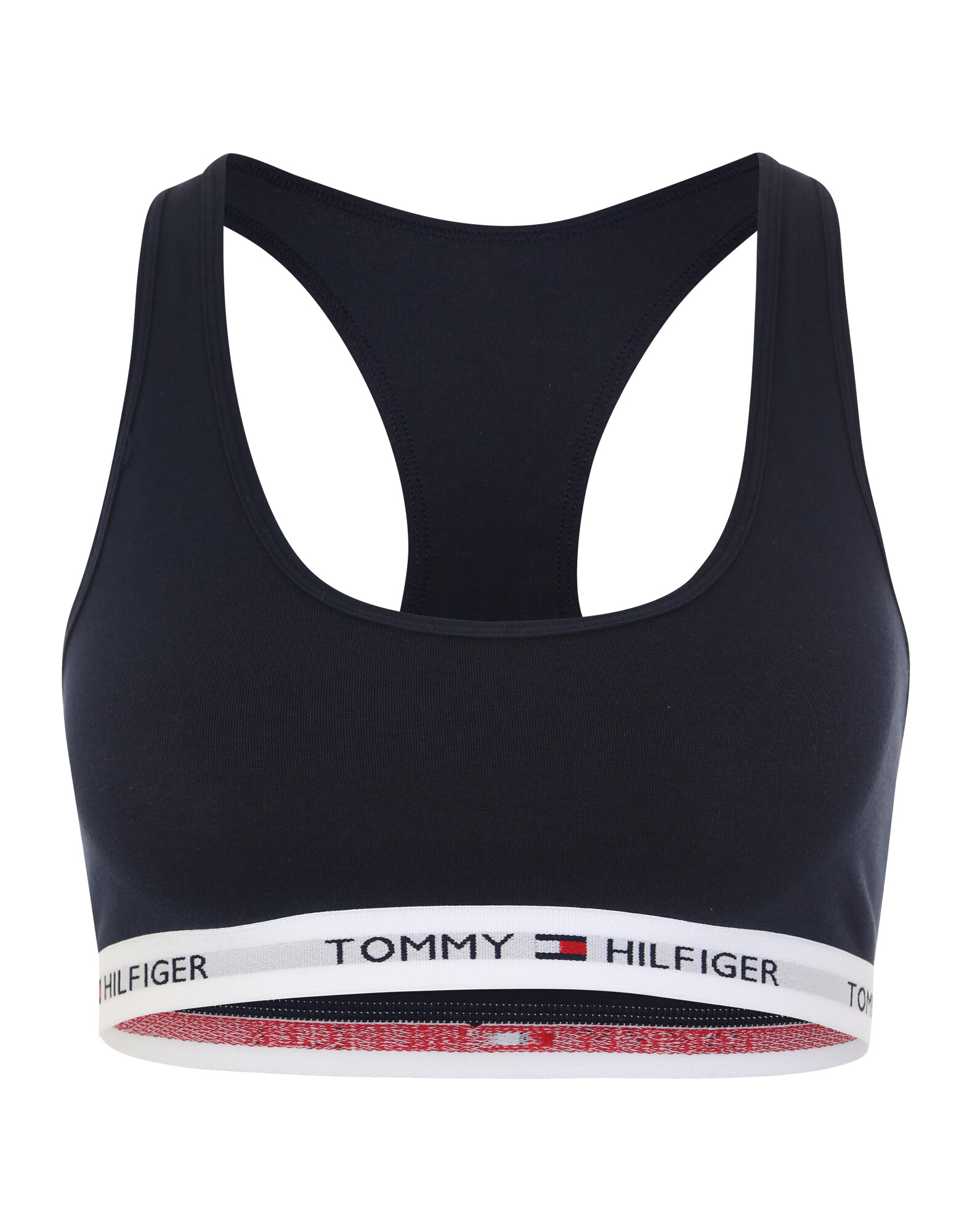 Tommy Hilfiger Underwear Nedrček 'Iconic' mornarska / rdeča / bela - Pepit.si