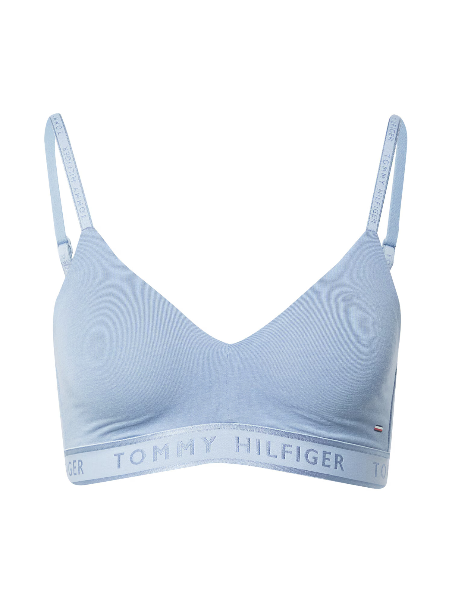 Tommy Hilfiger Underwear Nedrček pastelno modra / bela - Pepit.si