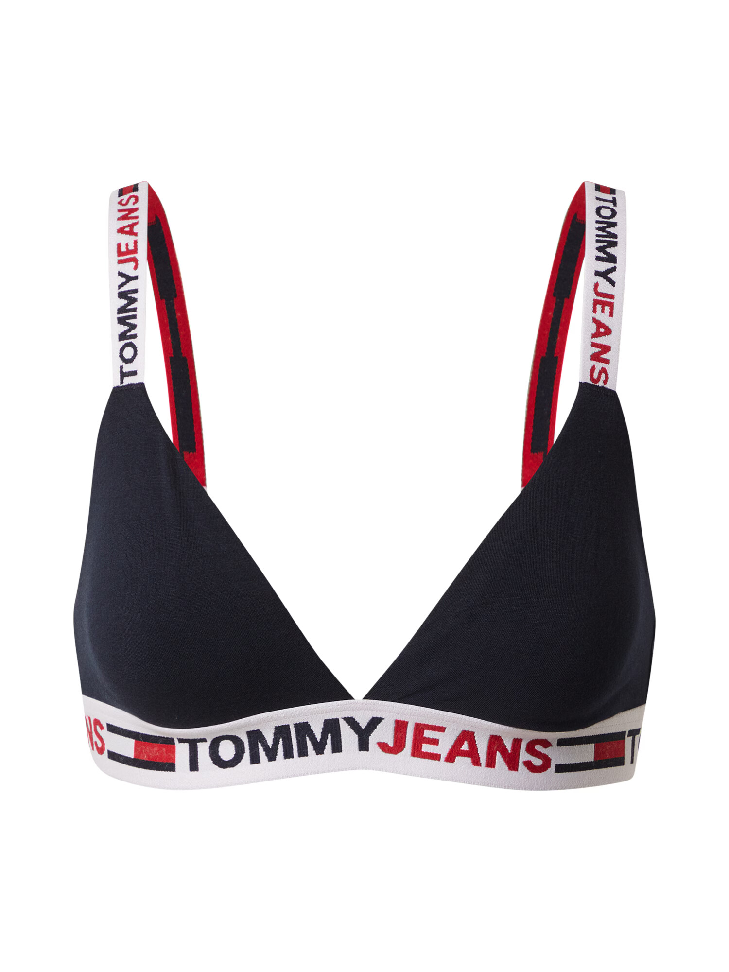 Tommy Hilfiger Underwear Nedrček temno modra / bela / ognjeno rdeča - Pepit.si