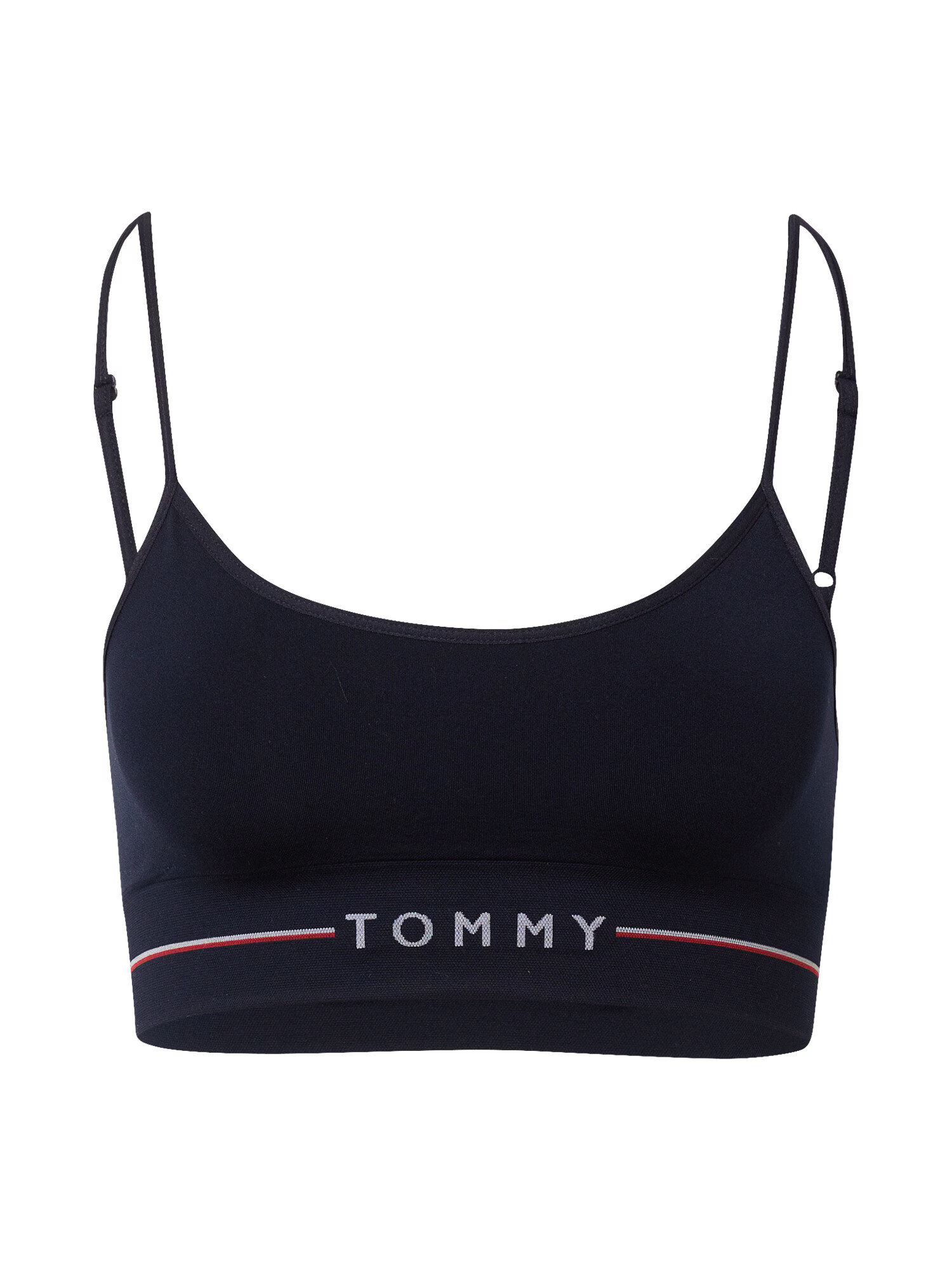 Tommy Hilfiger Underwear Nedrček temno modra / bela / rdeča - Pepit.si