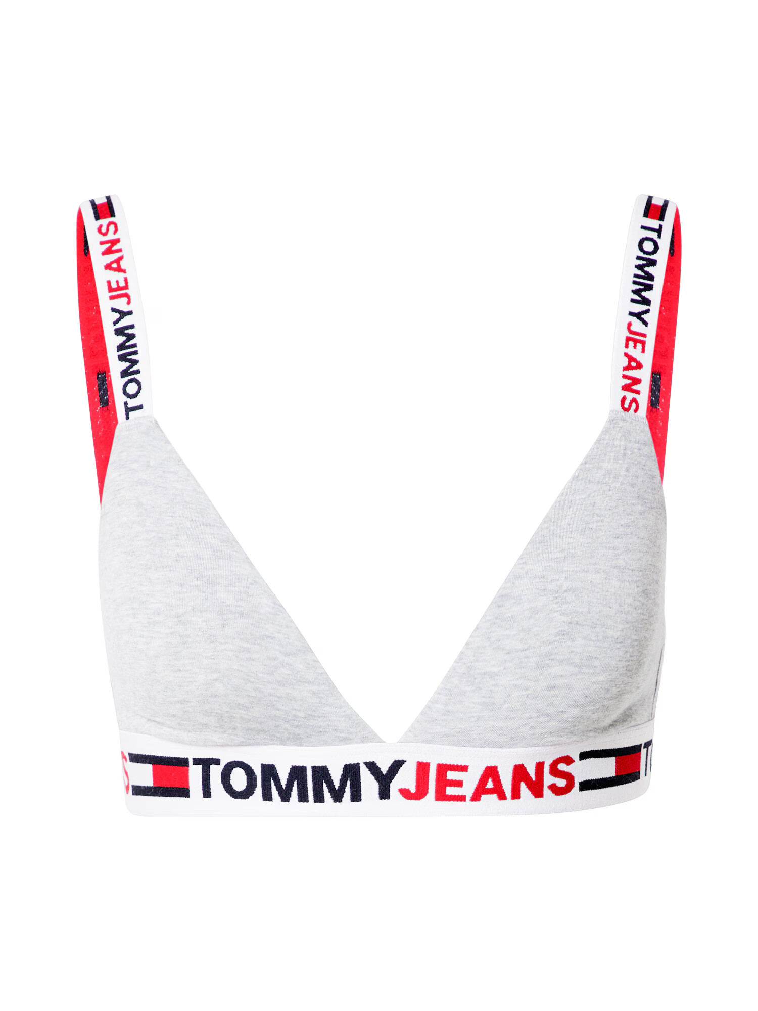 Tommy Hilfiger Underwear Nedrček temno modra / pegasto siva / temno rdeča / bela - Pepit.si