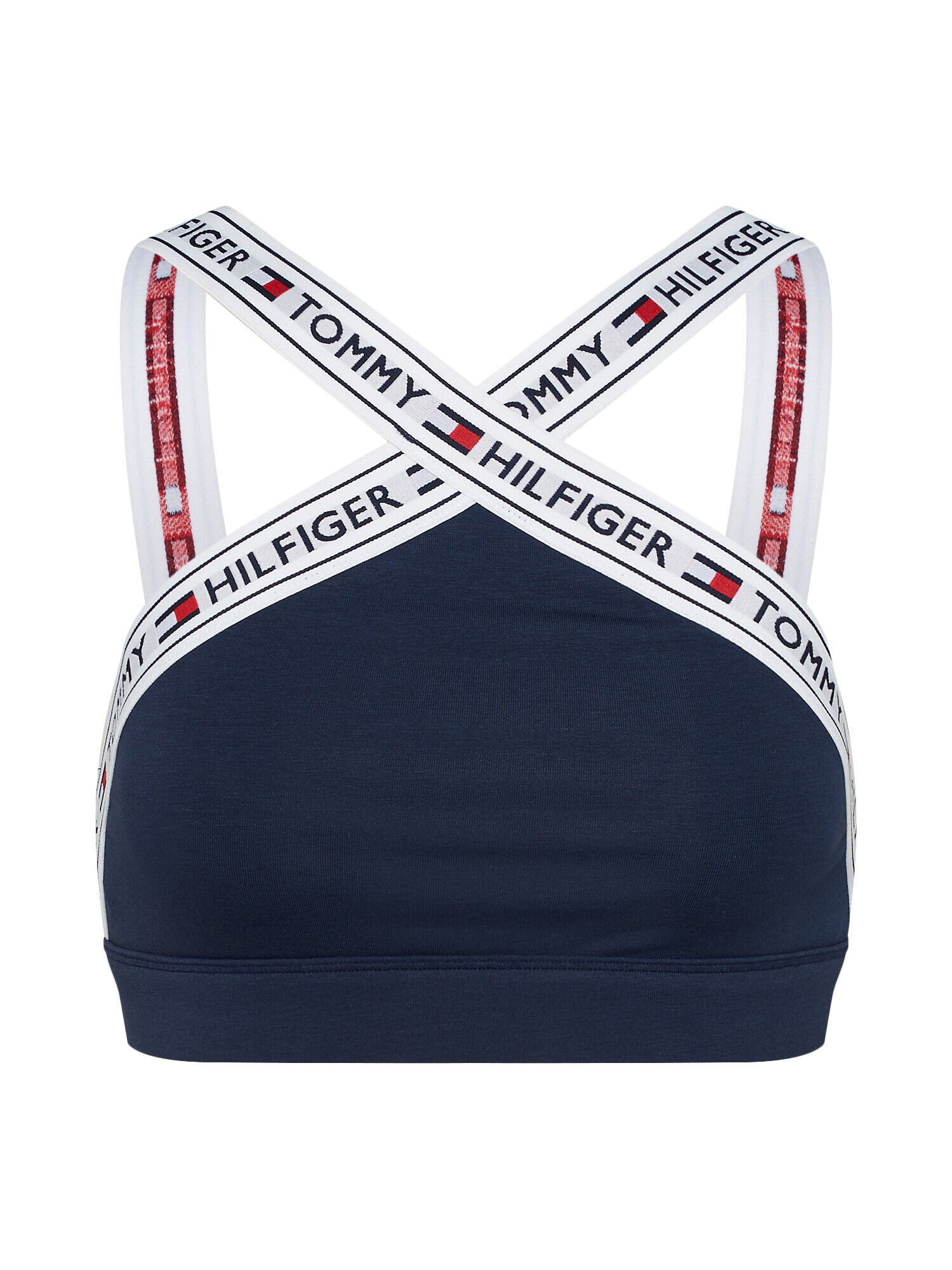 Tommy Hilfiger Underwear Nedrček 'X BRALETTE' mornarska / rdeča / bela - Pepit.si