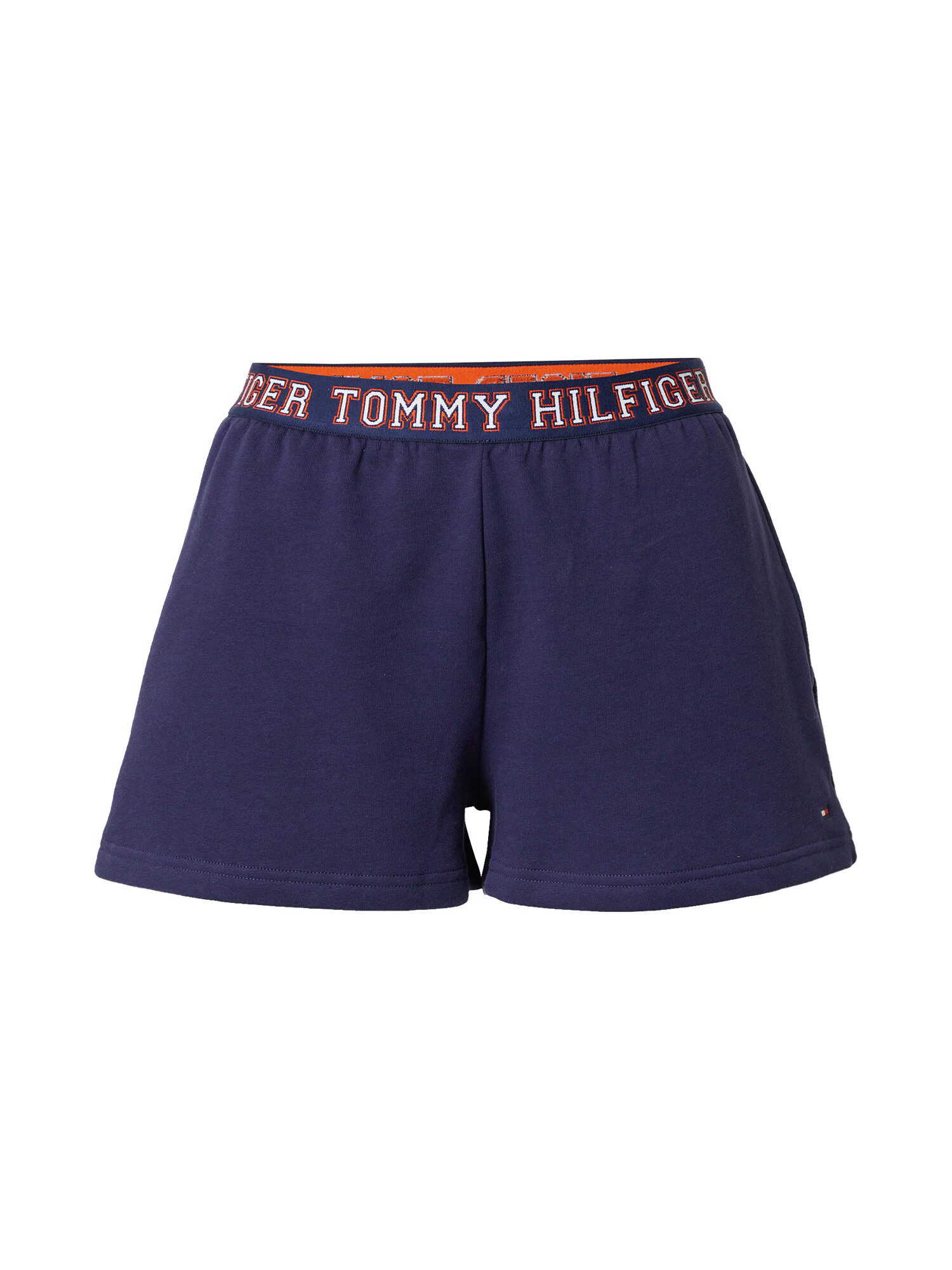 Tommy Hilfiger Underwear Spodnji del pižame mornarska / bela / temno oranžna - Pepit.si