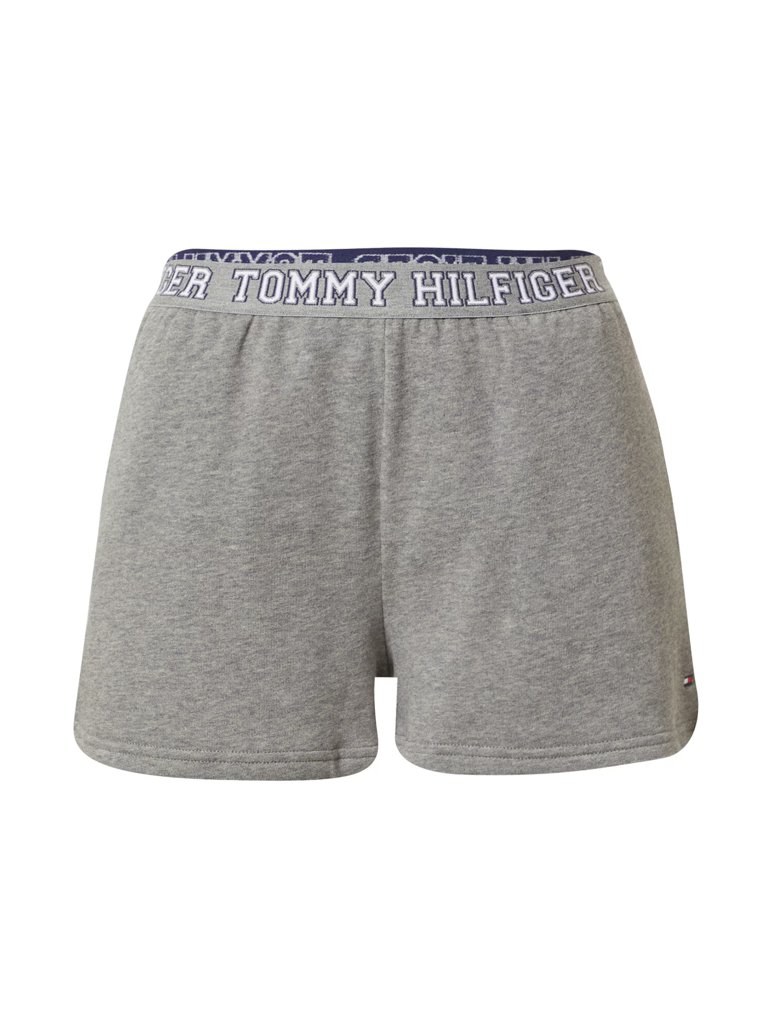 Tommy Hilfiger Underwear Spodnji del pižame pegasto siva / bela / temno modra - Pepit.si