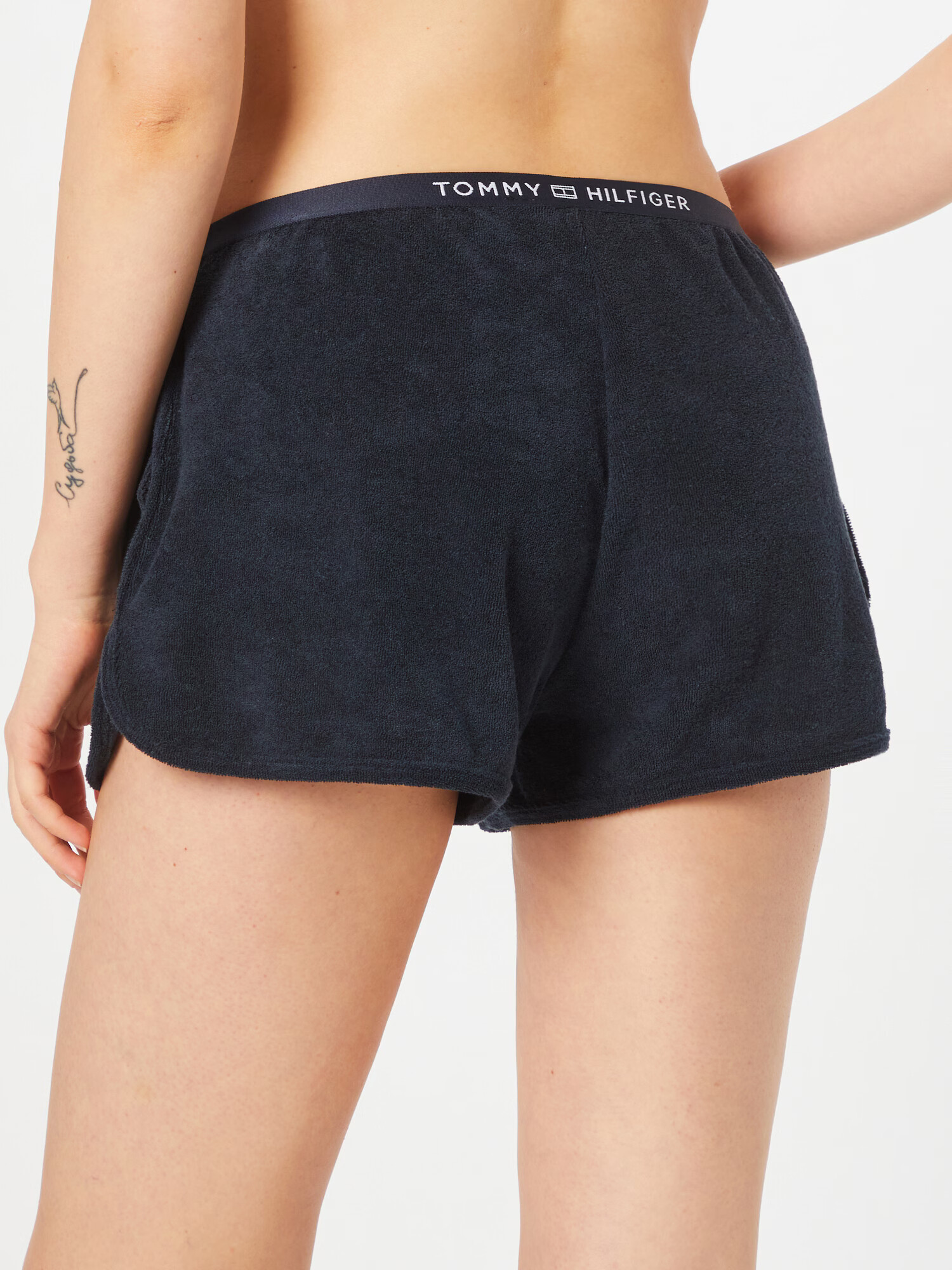 Tommy Hilfiger Underwear Spodnji del pižame 'TERRY' marine / bela - Pepit.si