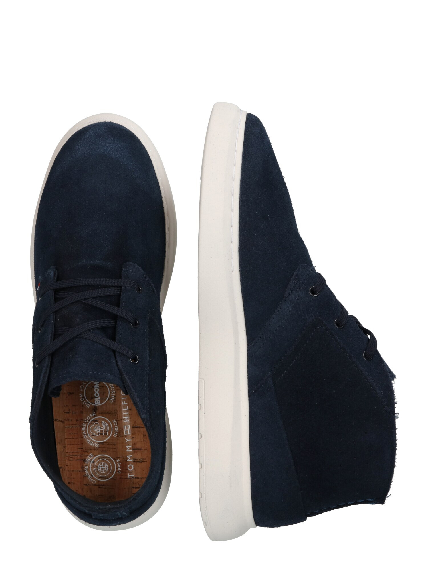 TOMMY HILFIGER Chukka gležnarji mornarska / rdeča / bela - Pepit.si