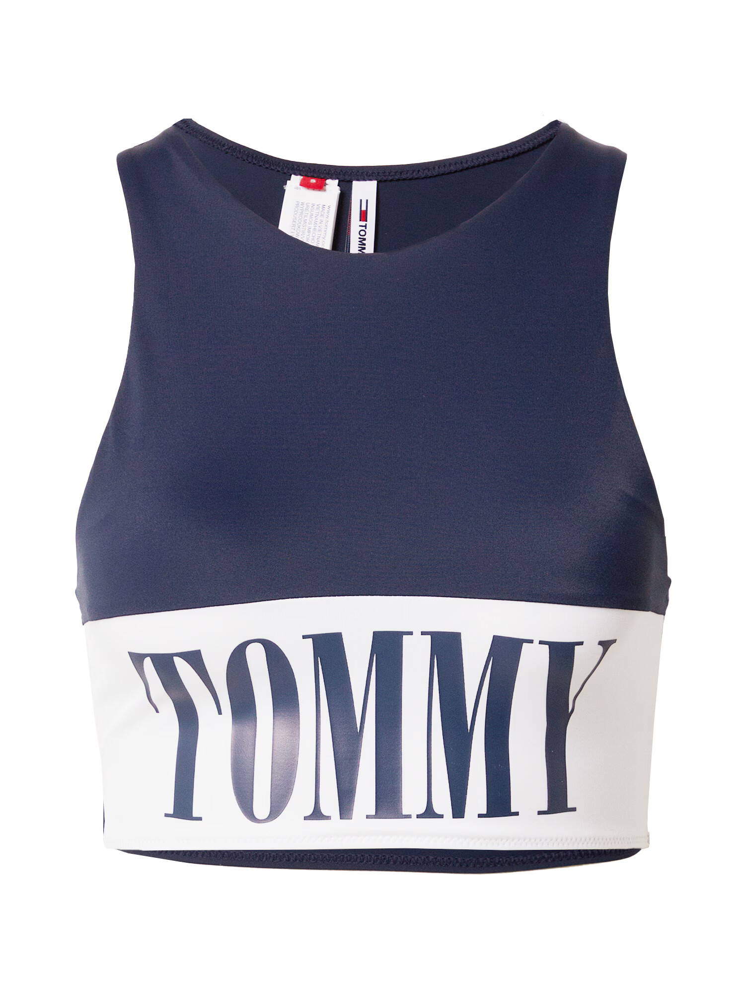 Tommy Jeans Bikini zgornji del mornarska / bela - Pepit.si