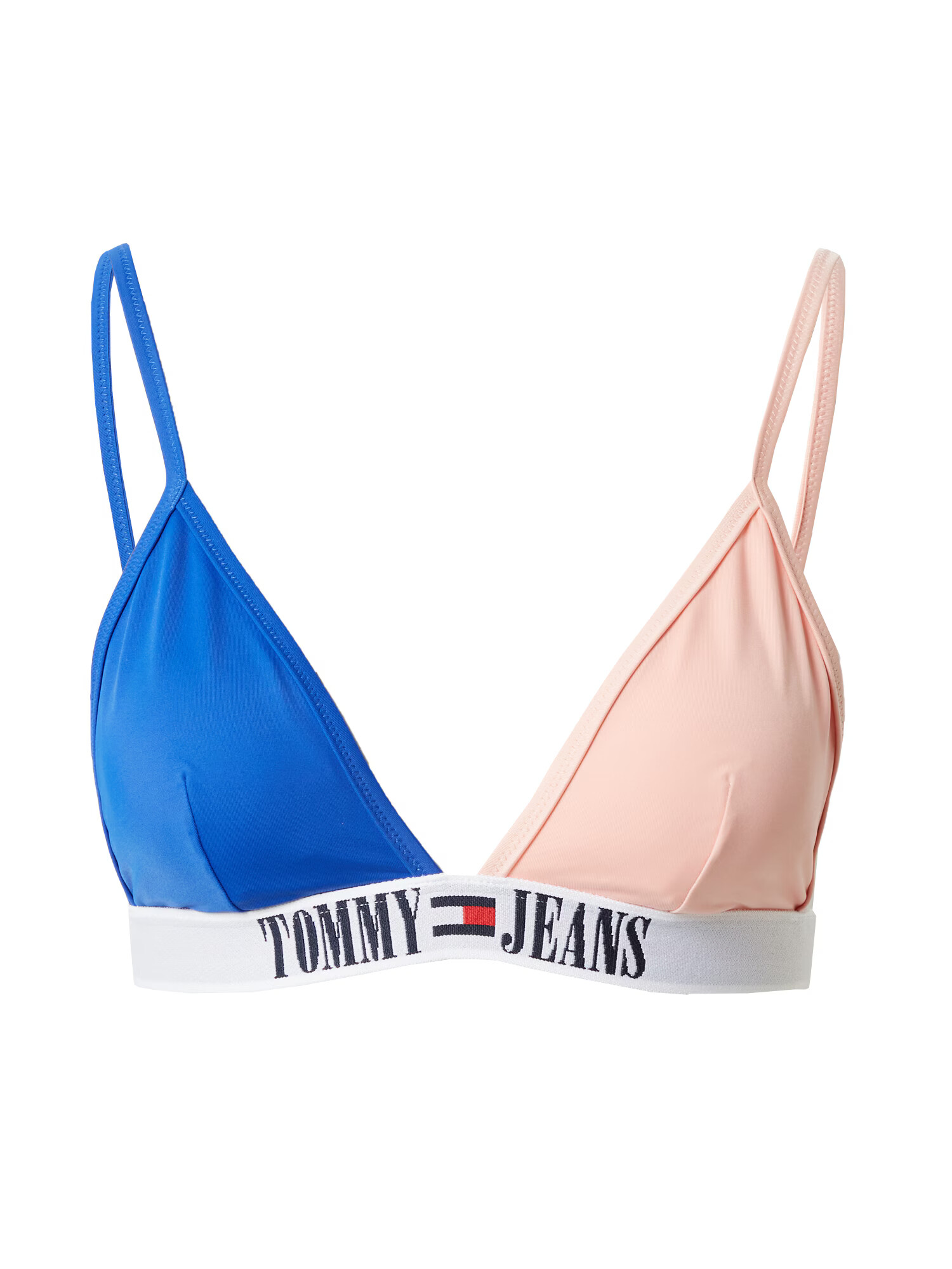 Tommy Jeans Bikini zgornji del mornarska / kraljevo modra / puder / bela - Pepit.si