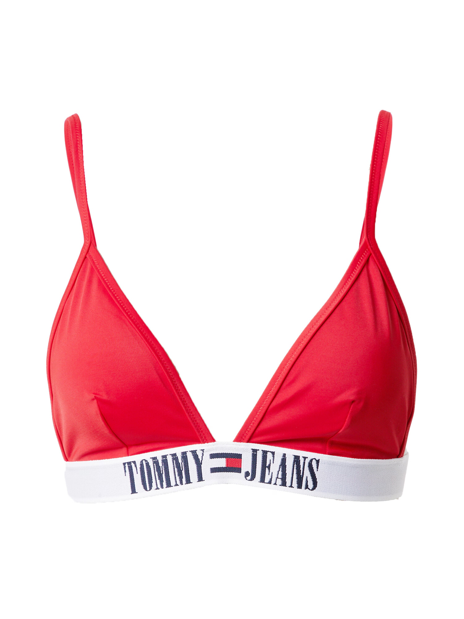 Tommy Jeans Bikini zgornji del mornarska / rdeča / bela - Pepit.si