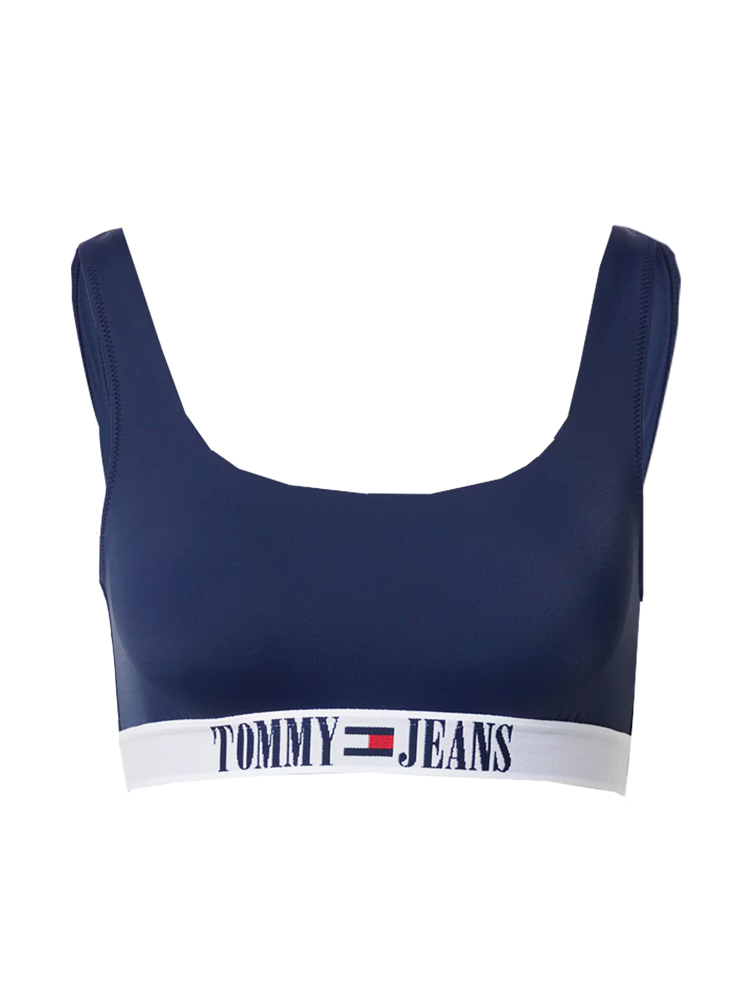 Tommy Jeans Bikini zgornji del mornarska / rdeča / bela - Pepit.si