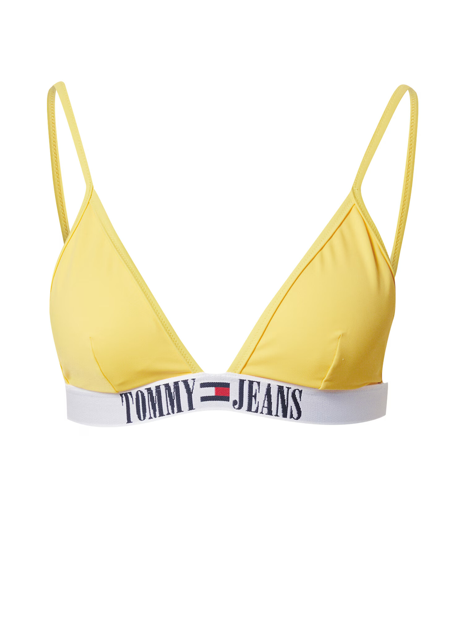 Tommy Jeans Bikini zgornji del mornarska / rumena / rdeča / bela - Pepit.si