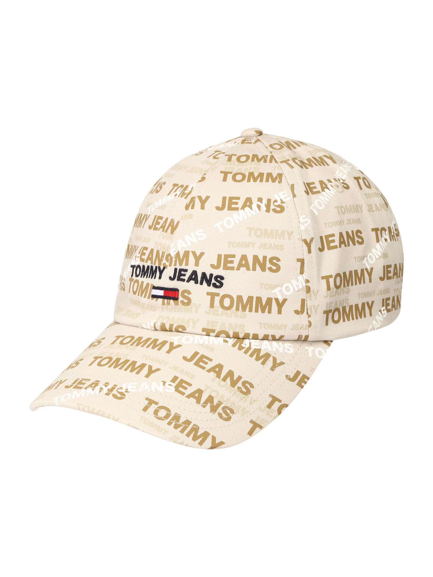 Tommy Jeans Kapa bela / bež / temno bež / mornarska - Pepit.si