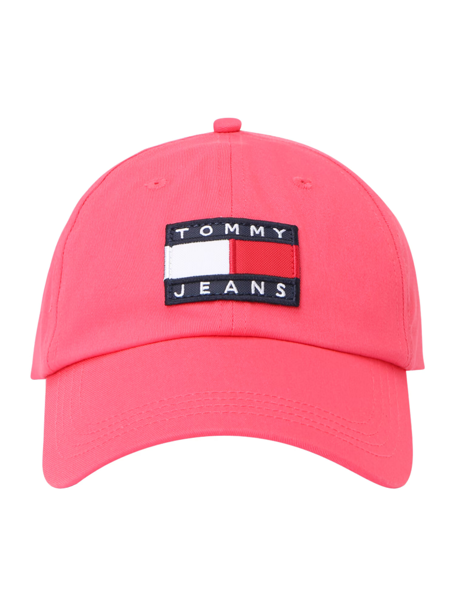 Tommy Jeans Kapa 'HERITAGE' mornarska / fuksija / živo rdeča / bela - Pepit.si