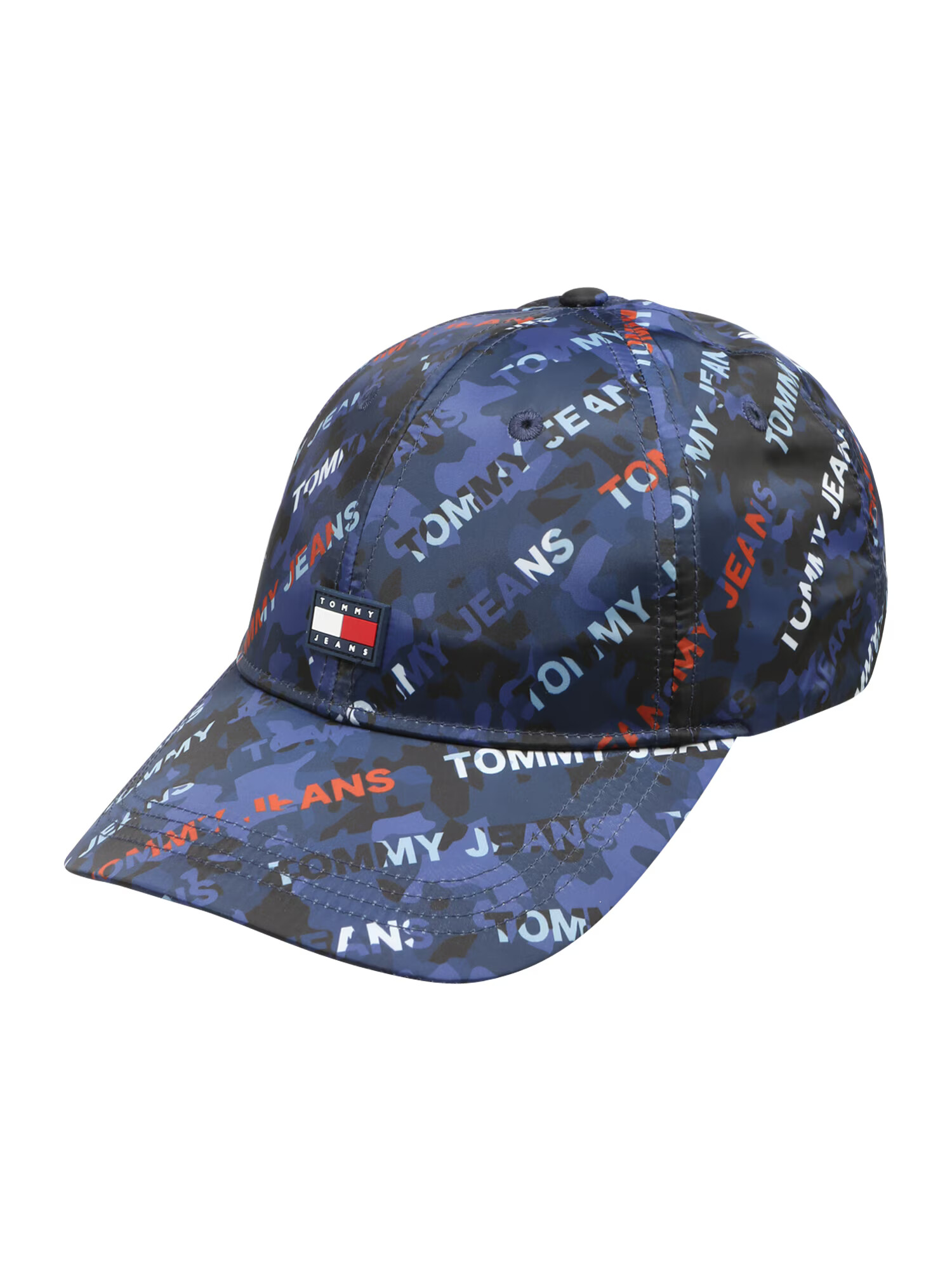 Tommy Jeans Kapa temno modra / črna / svetlo modra / rdeča - Pepit.si