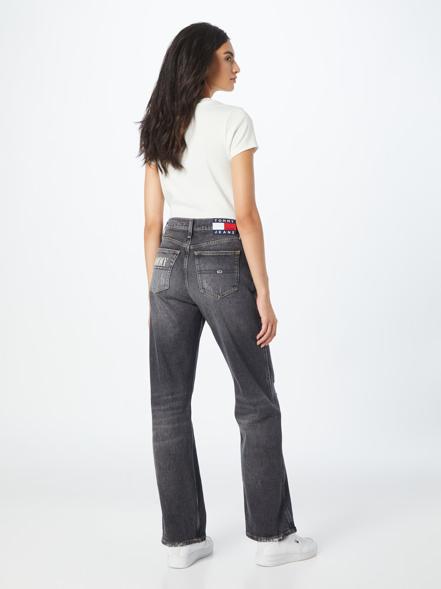 Tommy Jeans Kavbojke 'Betsy' črn denim - Pepit.si