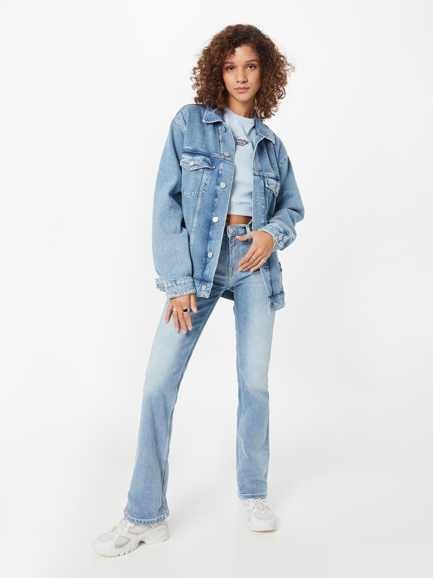 Tommy Jeans Kavbojke 'Maddie' moder denim - Pepit.si