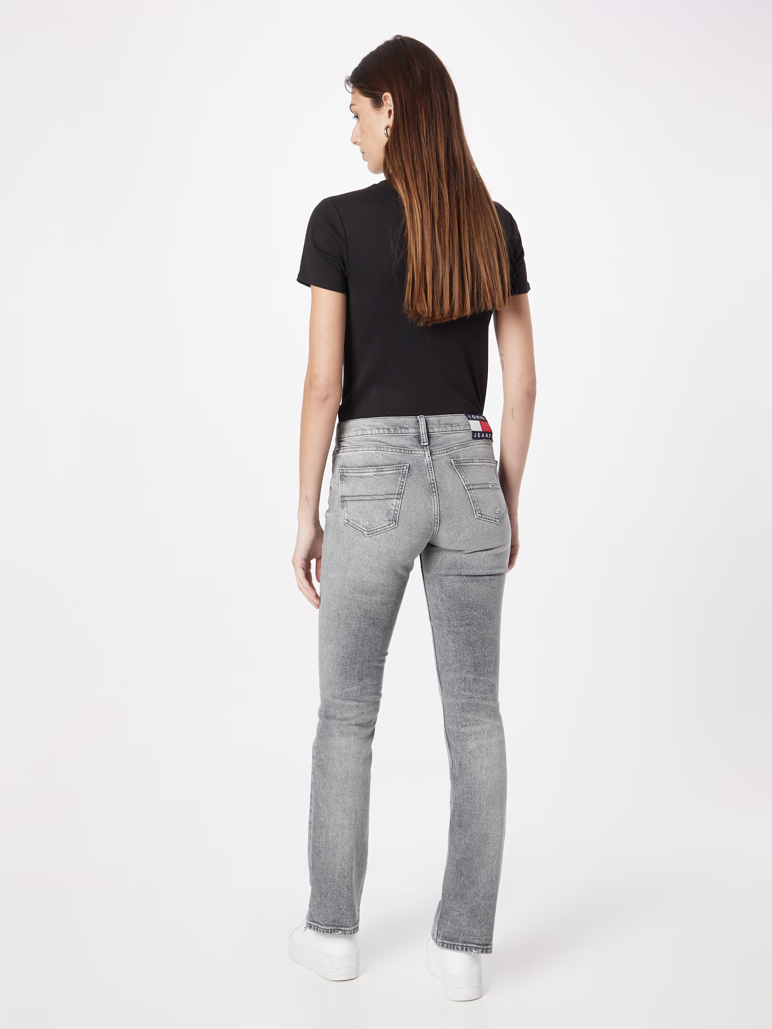 Tommy Jeans Kavbojke 'MADDIE' siv denim - Pepit.si