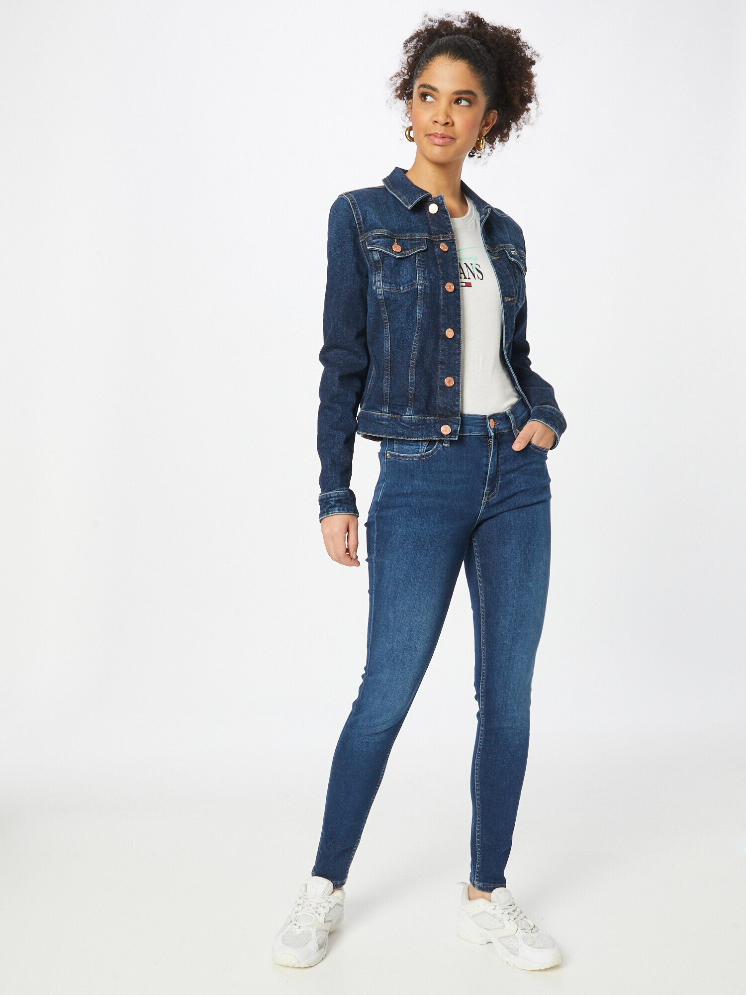 Tommy Jeans Kavbojke 'Nora' moder denim - Pepit.si