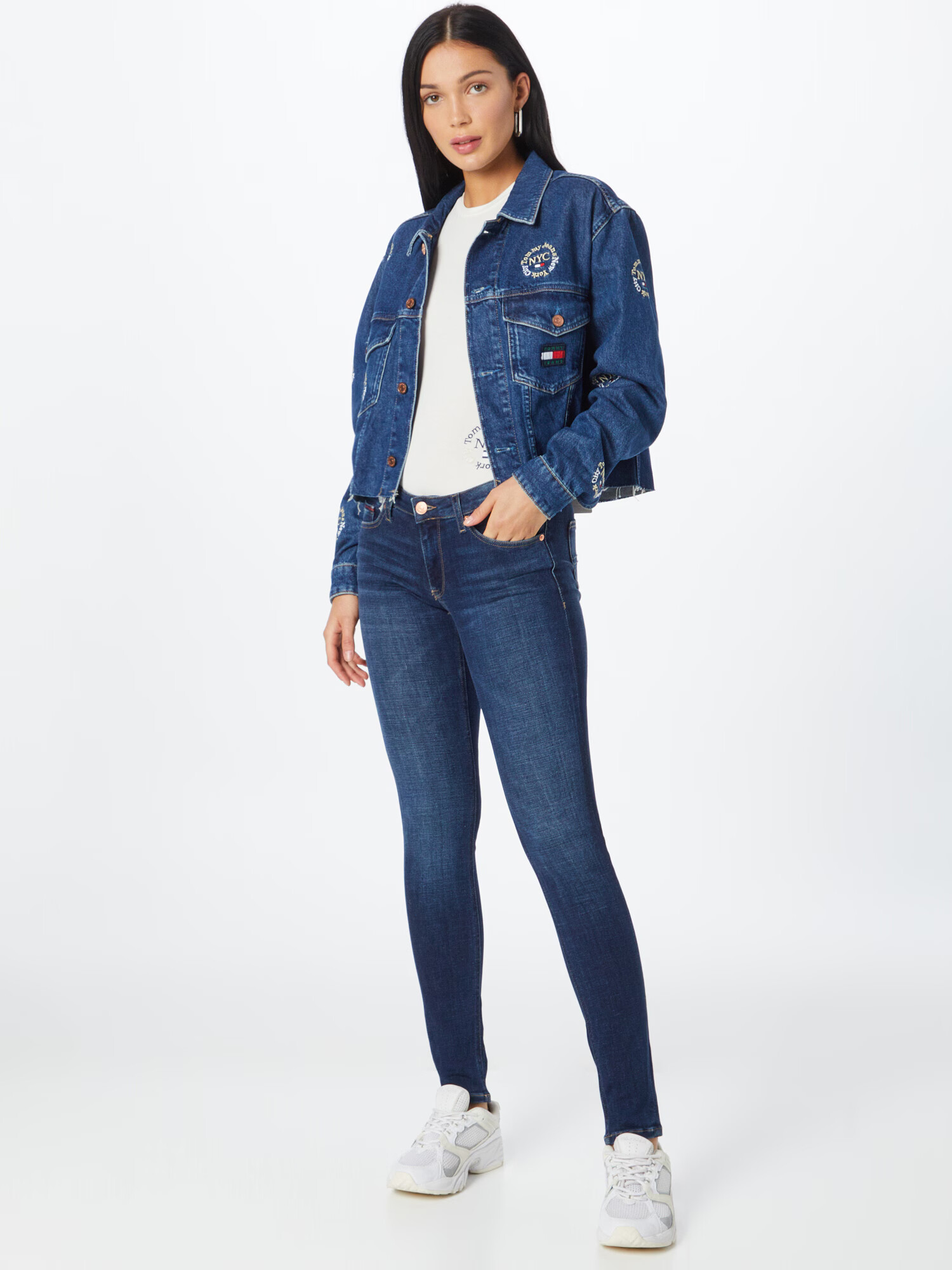 Tommy Jeans Kavbojke 'SOPHIE' moder denim - Pepit.si