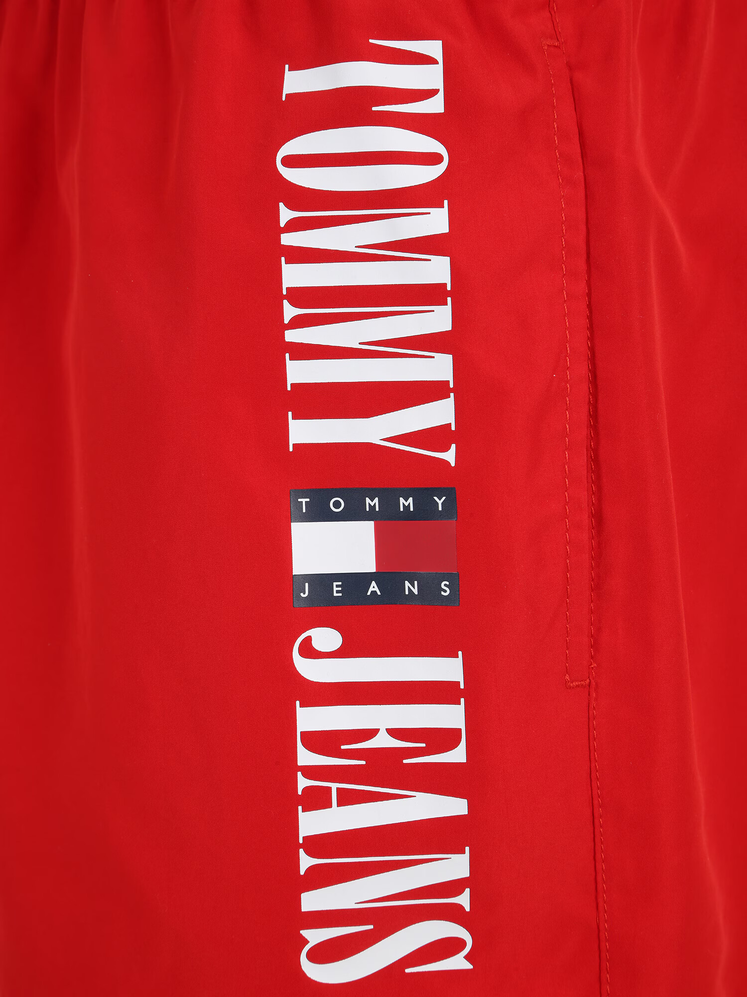 Tommy Jeans Kratke kopalne hlače nočno modra / rdeča / bela - Pepit.si